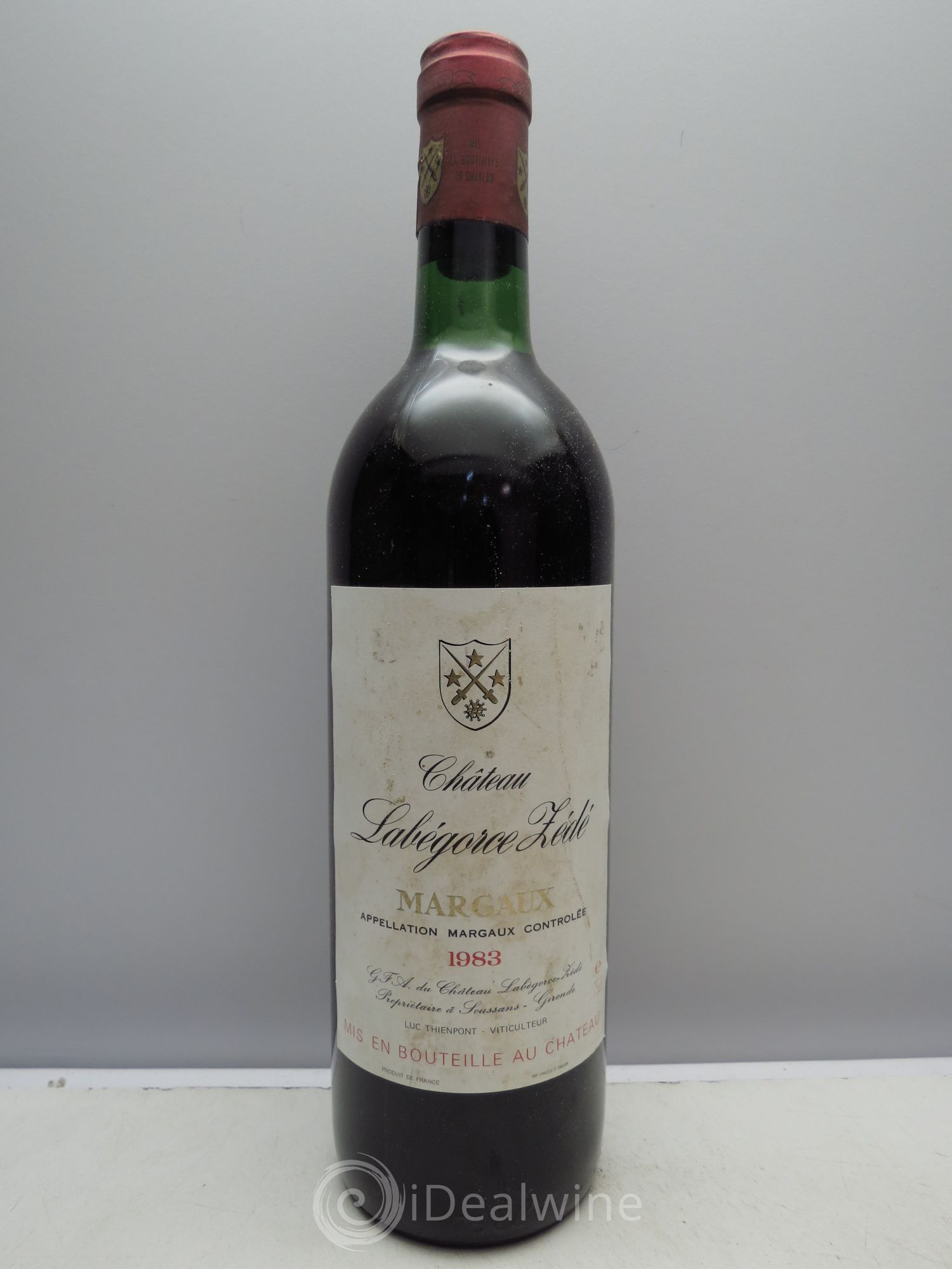Château Labegorce Zédé Cru Bourgeois 1983 - Lot de 1 bouteille - 0