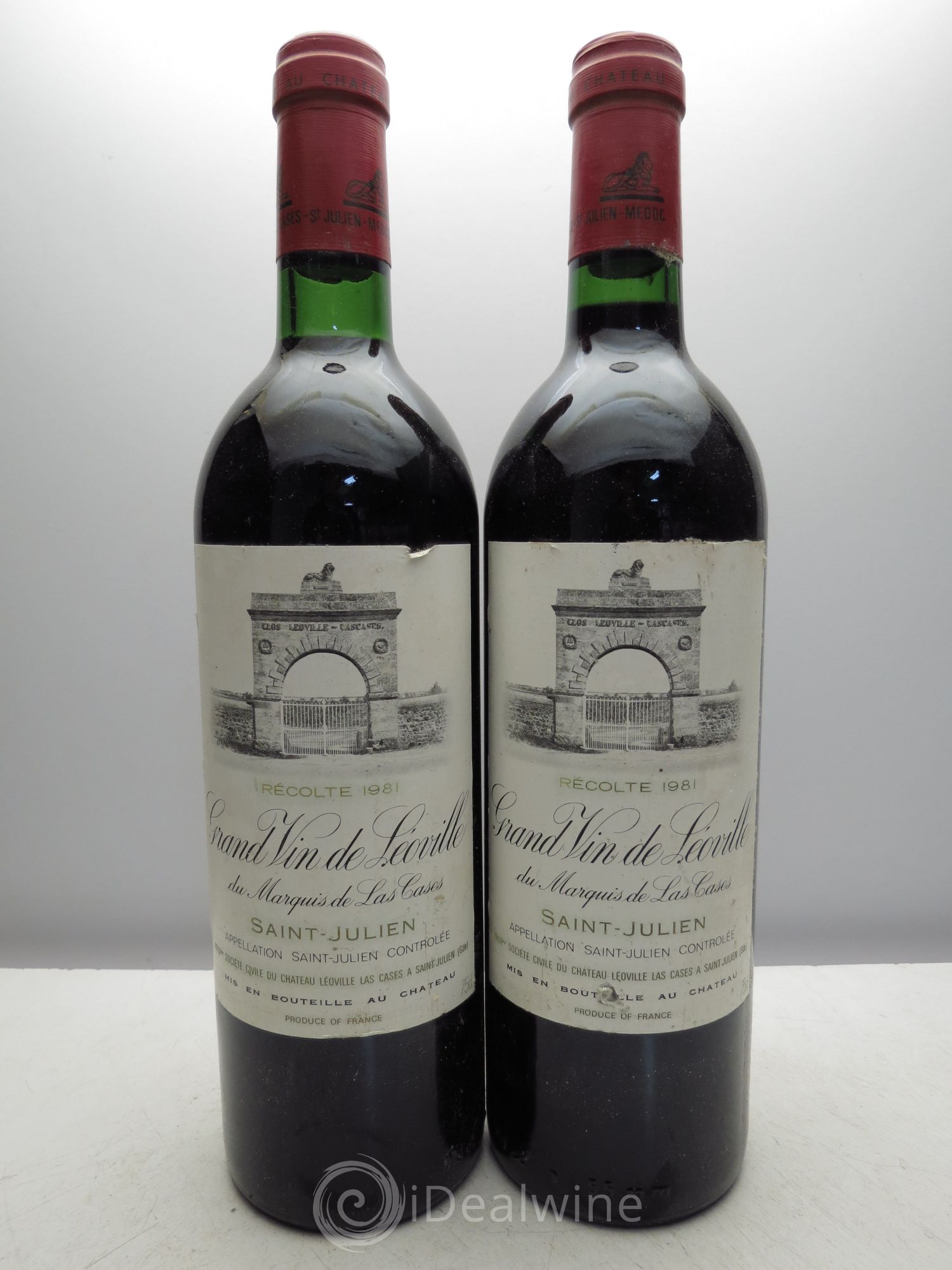 Château Léoville Las Cases 2ème Grand Cru Classé 1981 - Lot de 2 bouteilles - 0
