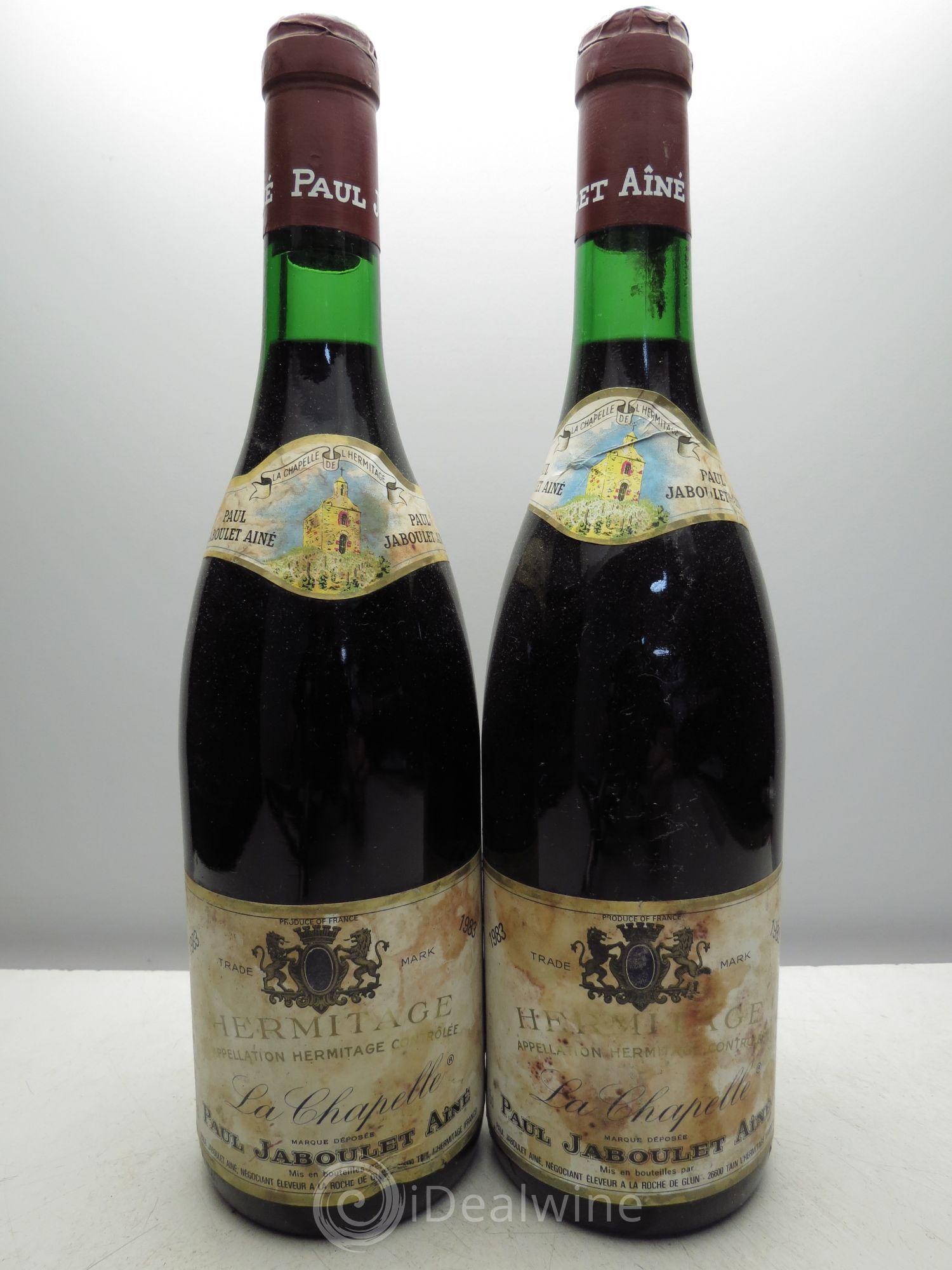 Hermitage La Chapelle Paul Jaboulet Ainé 1983 - Lot de 2 bouteilles - 0