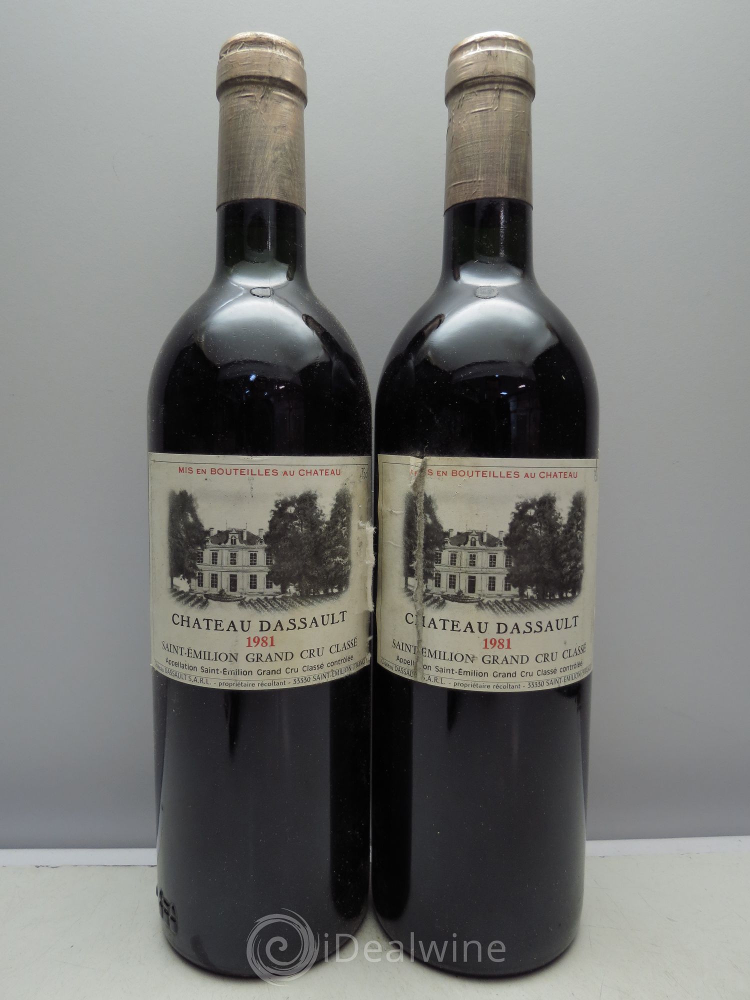 Château Dassault Grand Cru Classé 1981 - Lot de 2 bouteilles - 0