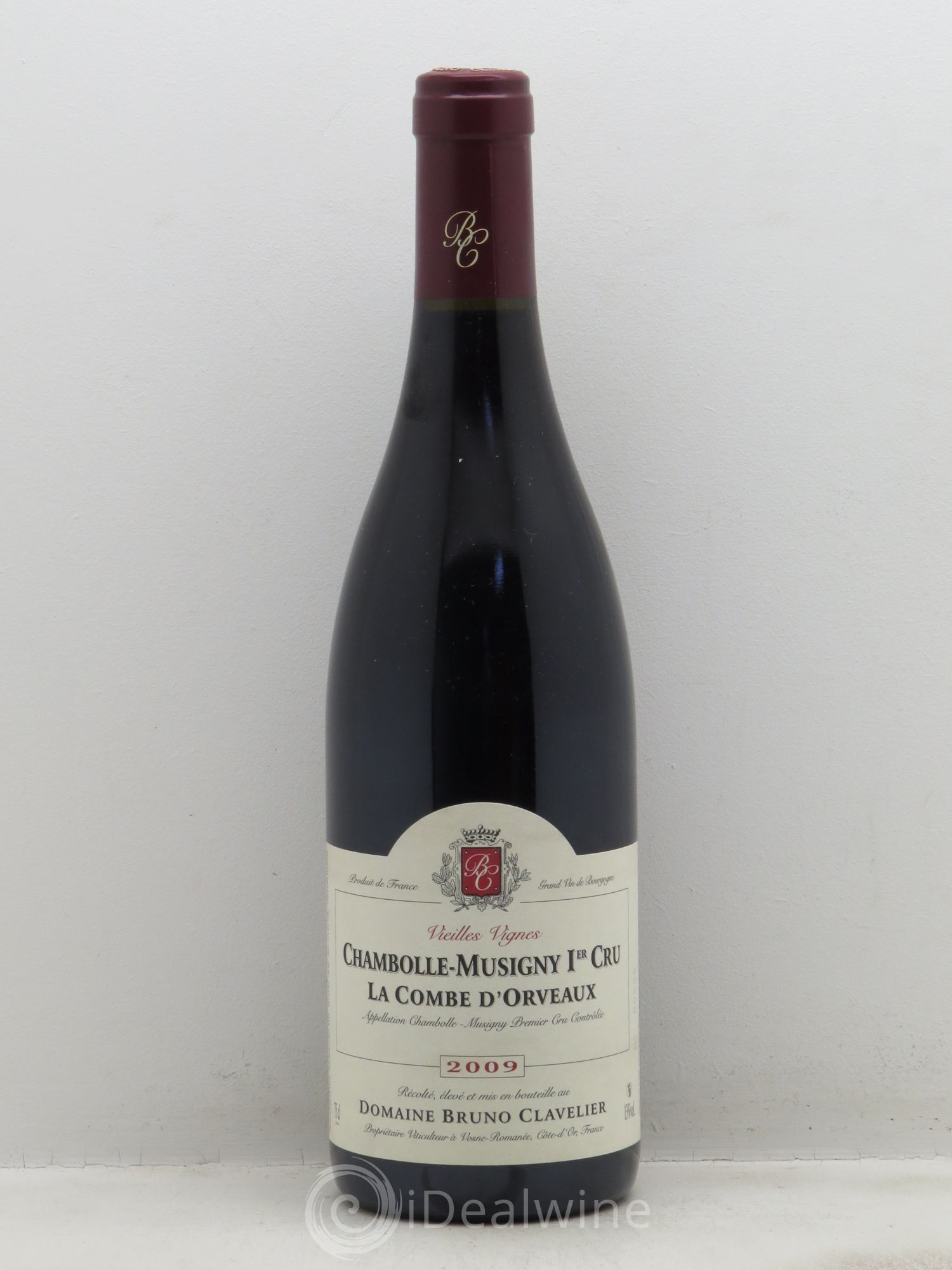 Chambolle-Musigny 1er Cru Bruno Clavelier 2009 - Lot de 1 bouteille - 0