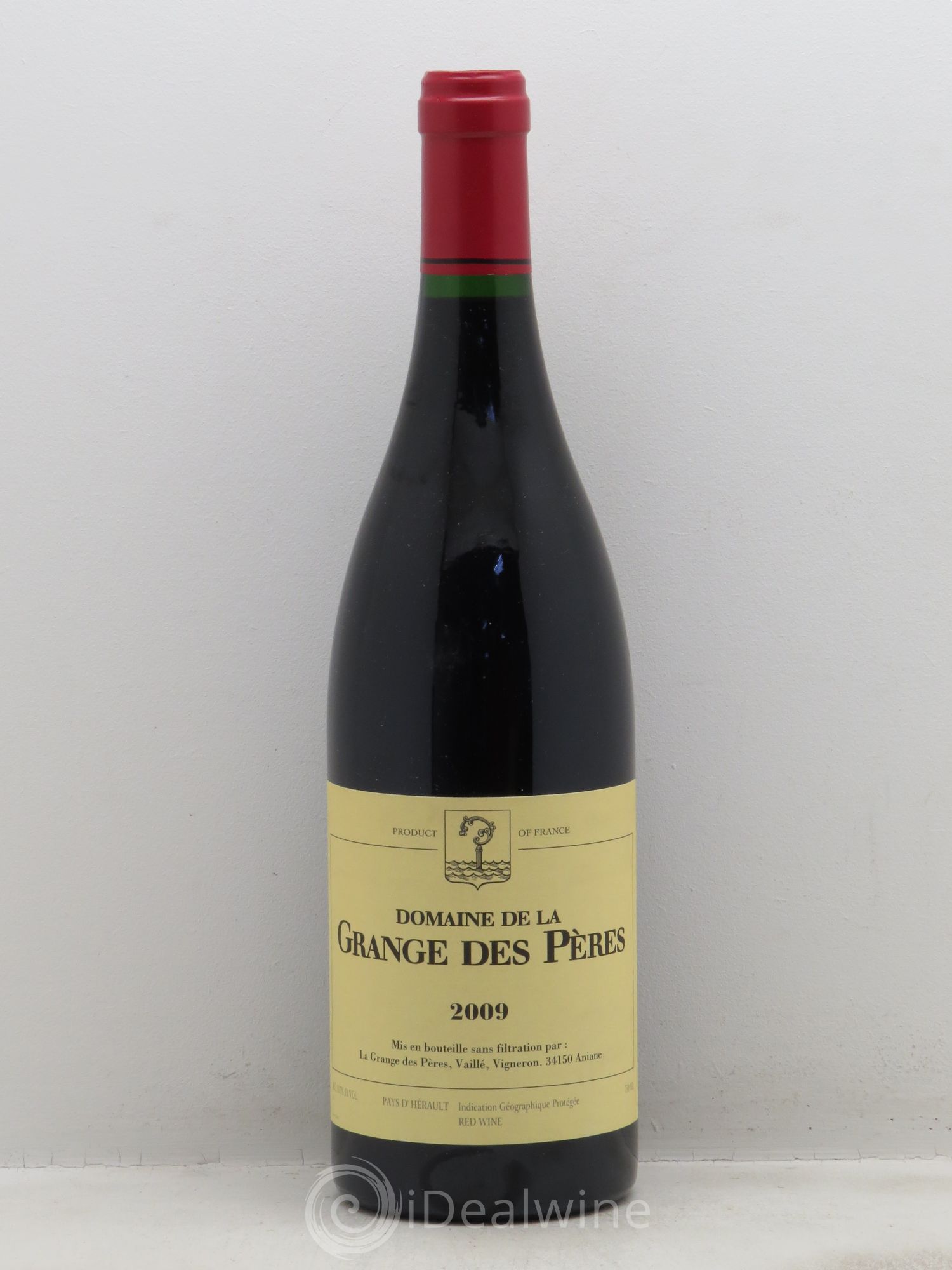 Pays d'Hérault Grange des Pères Laurent Vaillé 2009 - Lot de 1 bouteille - 0