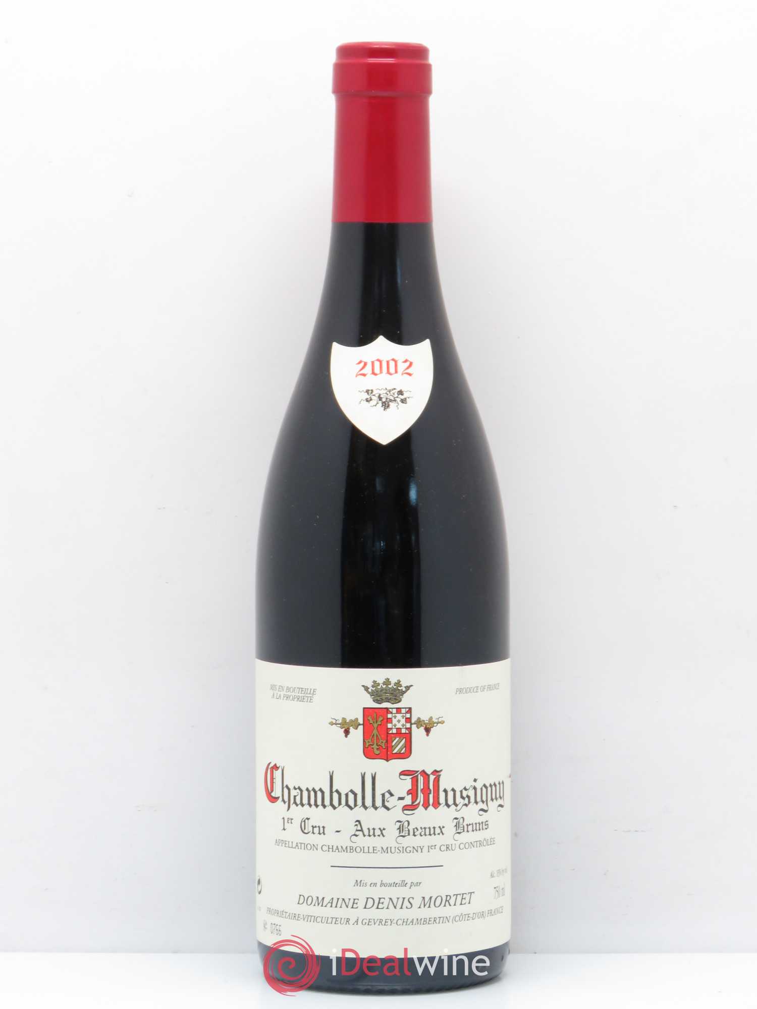 Chambolle-Musigny 1er Cru Aux Beaux Bruns Denis Mortet (Domaine) 2002 - Lot de 1 bouteille - 0