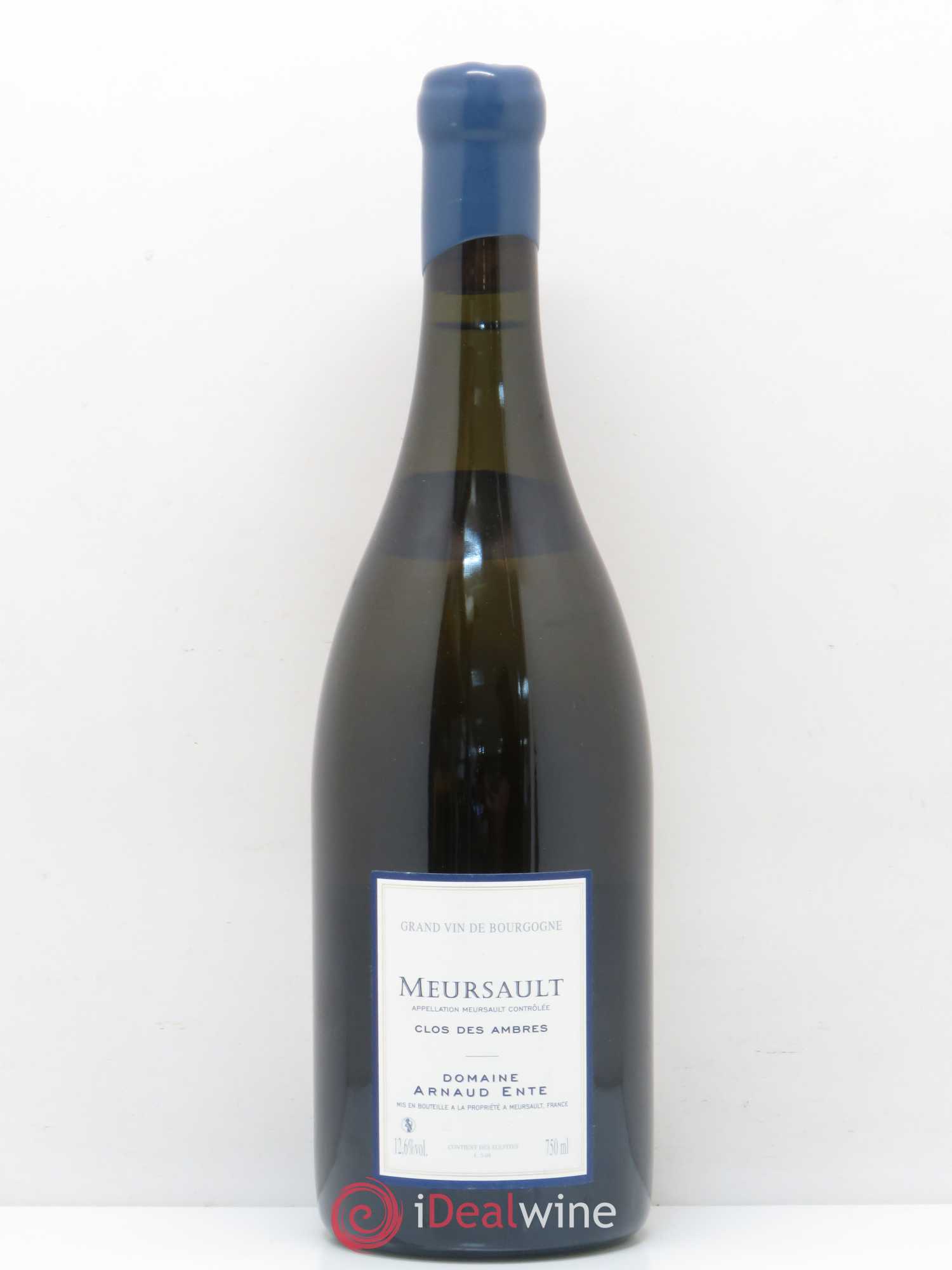 Meursault Clos des Ambres Arnaud Ente 2008 - Lot de 1 bouteille - 1