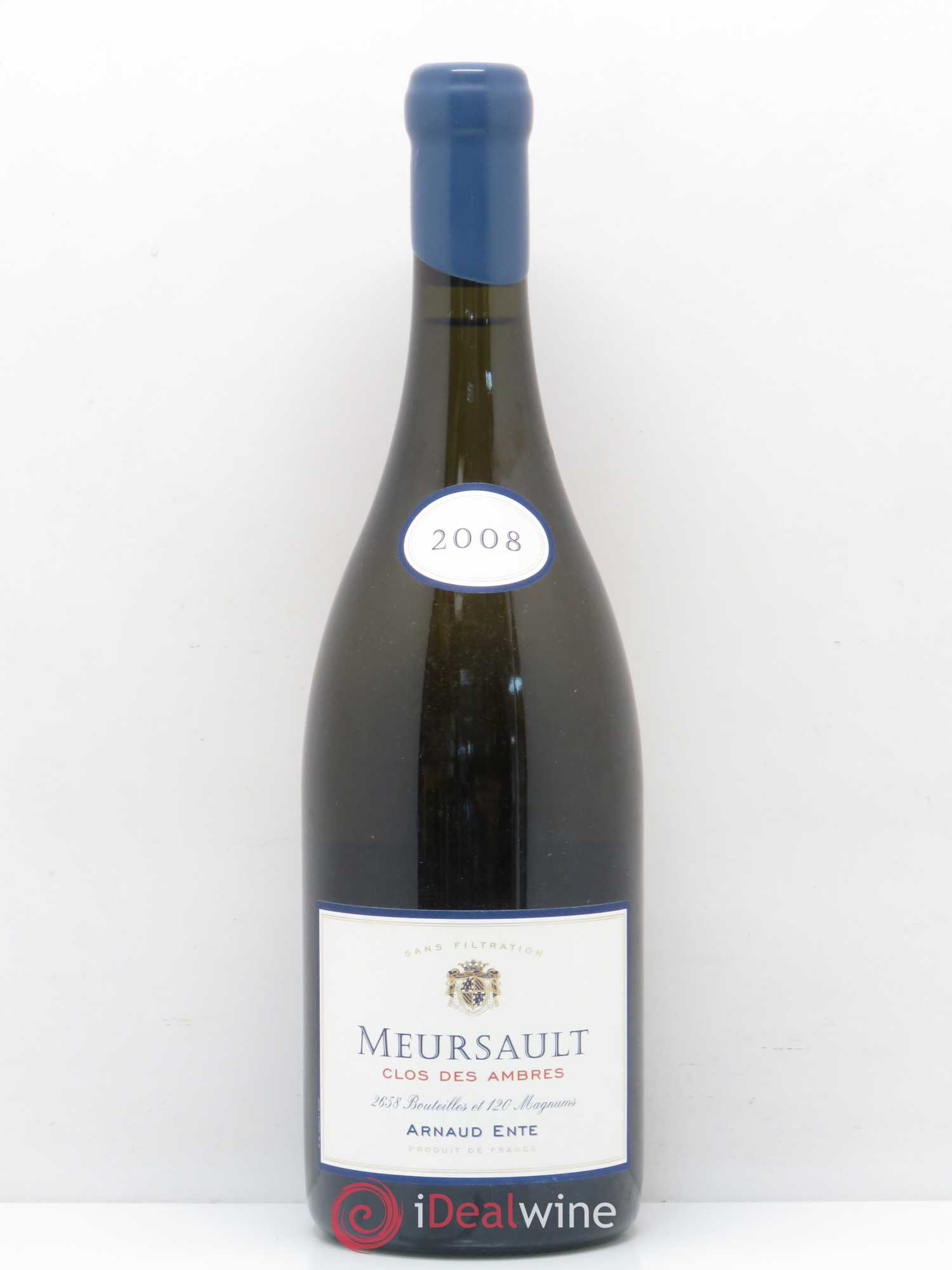 Meursault Clos des Ambres Arnaud Ente 2008 - Lot de 1 bouteille - 0