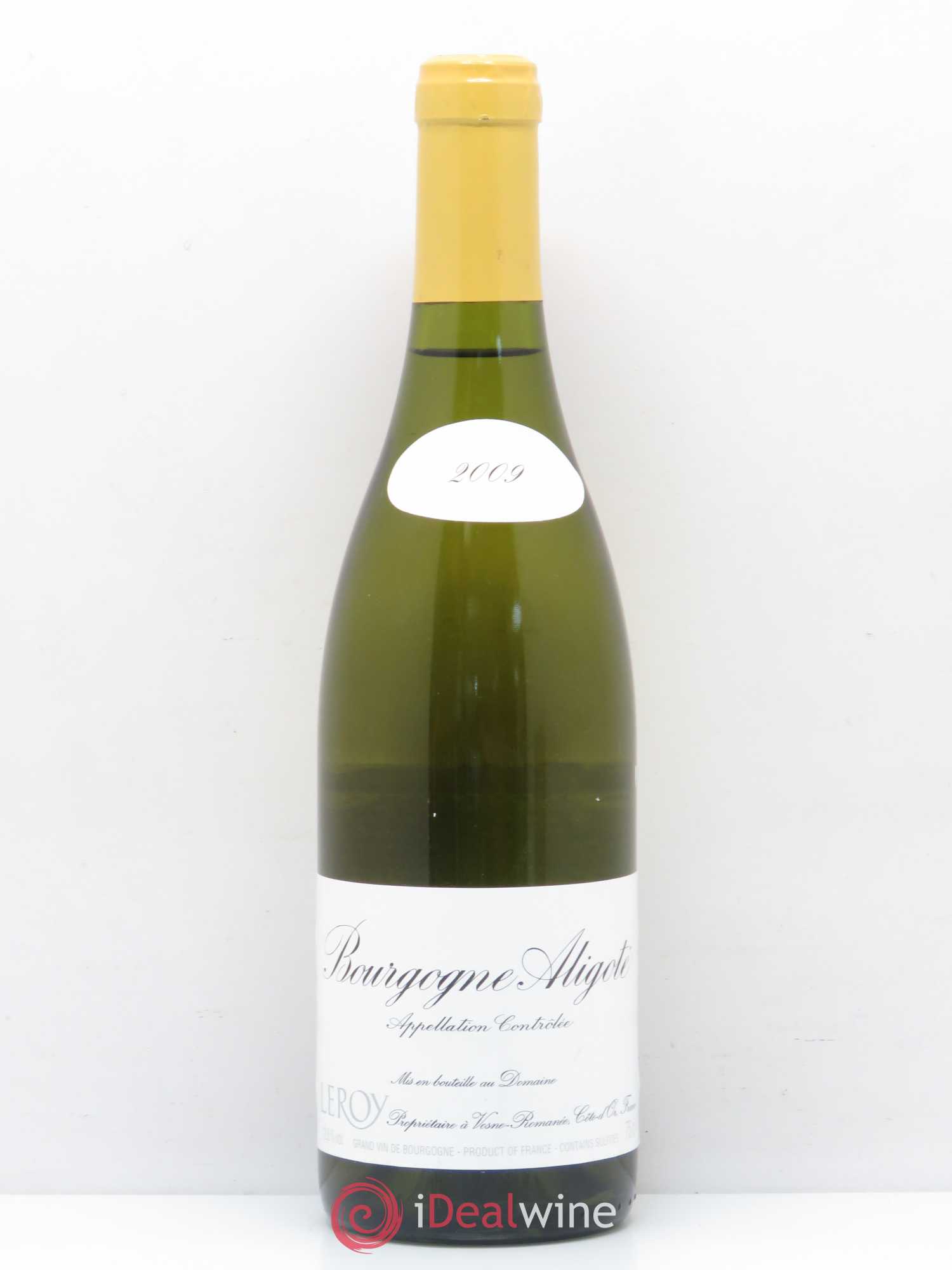 Bourgogne Aligoté Leroy (Domaine) 2009 - Lot de 1 bouteille - 0