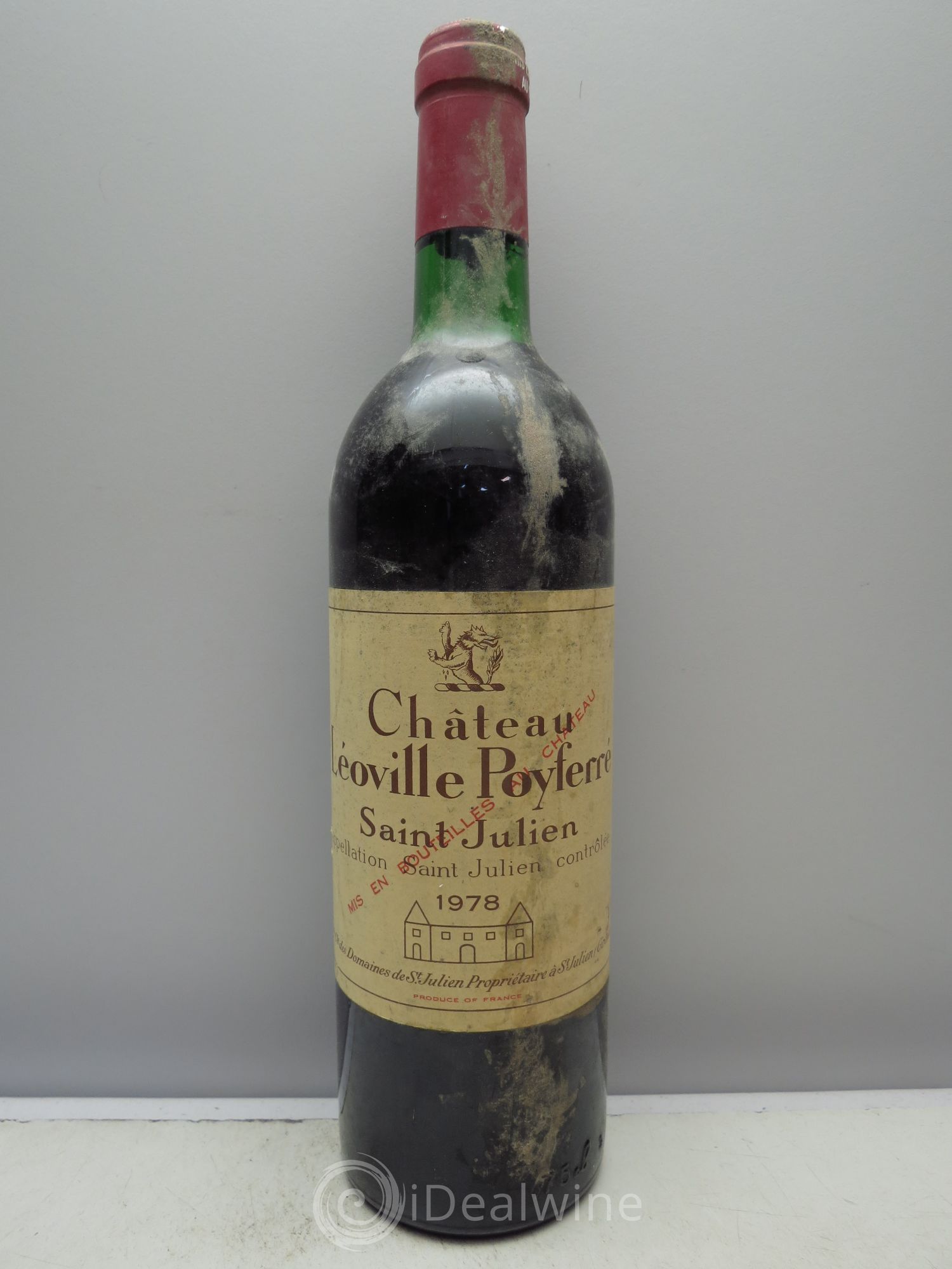 Château Léoville Poyferré 2ème Grand Cru Classé 1978 - Lot de 1 bouteille - 0