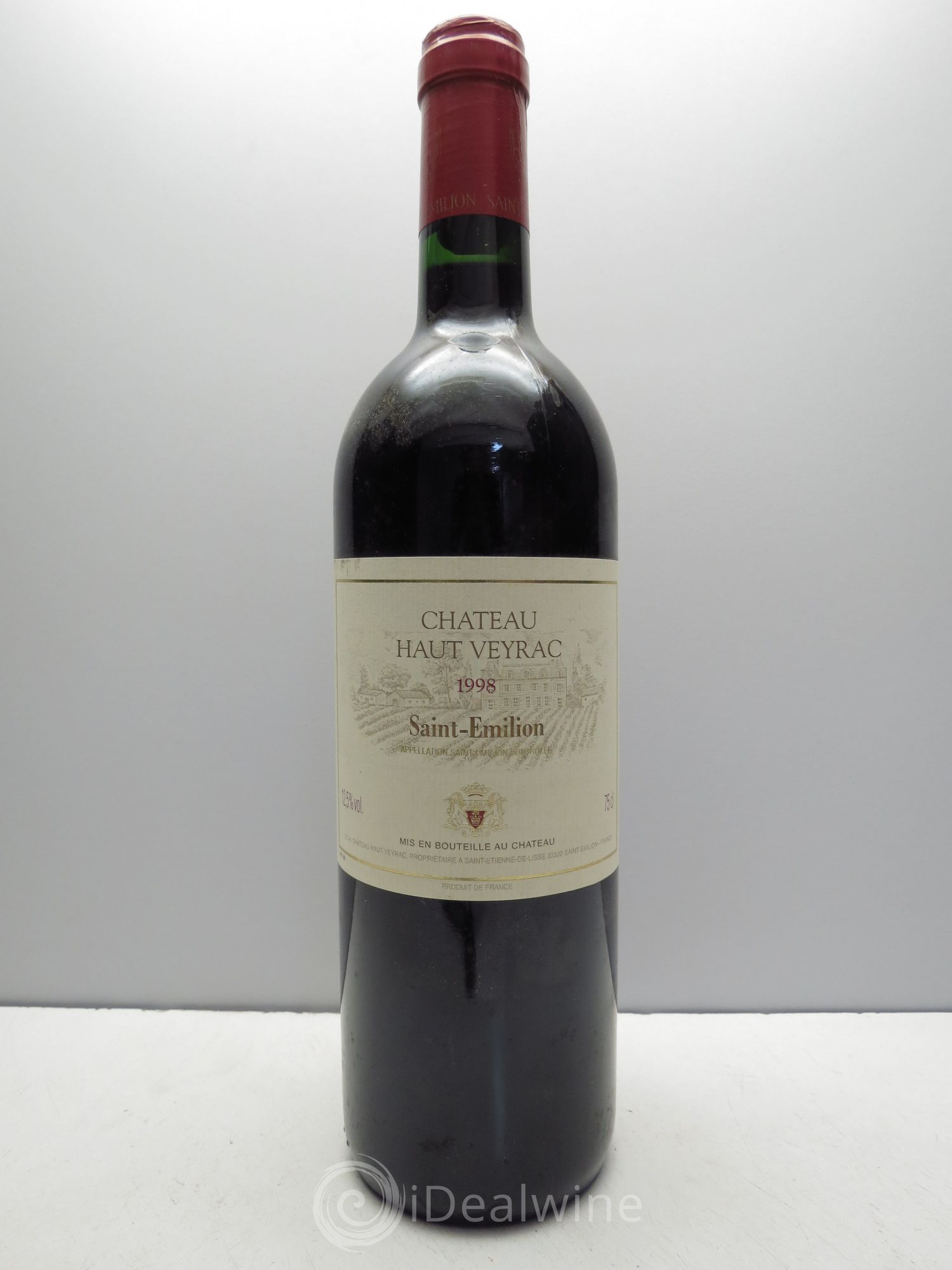 Saint-Émilion Château Haut Veyrac 1998 - Posten von 1 Flasche - 0