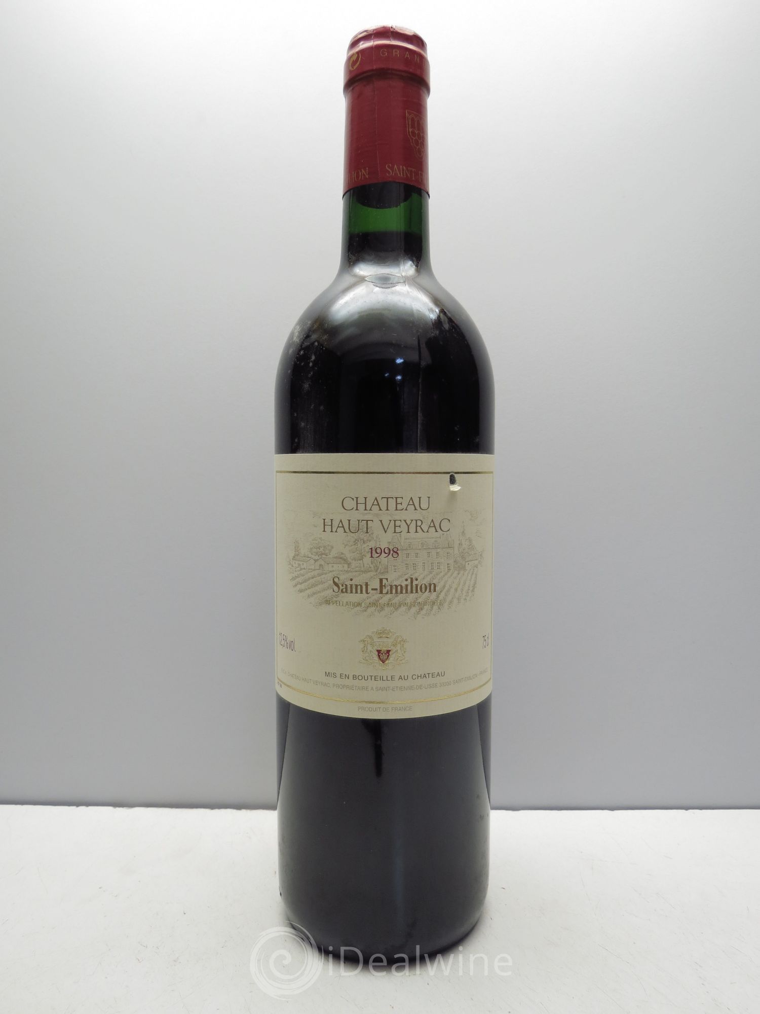 Saint-Émilion Château Haut Veyrac 1998 - Posten von 1 Flasche - 0