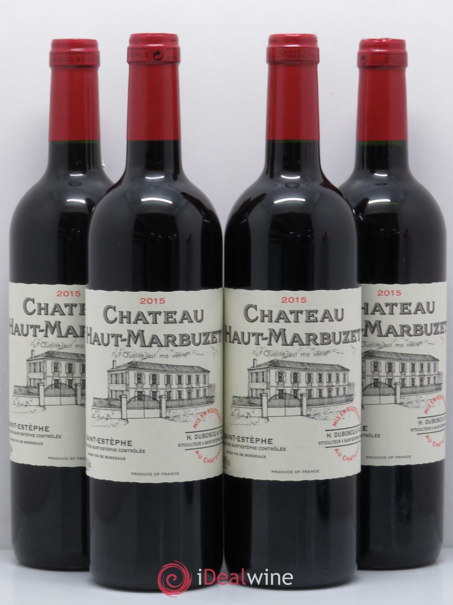 Château Haut Marbuzet 2015 - Lot de 4 bouteilles - 0