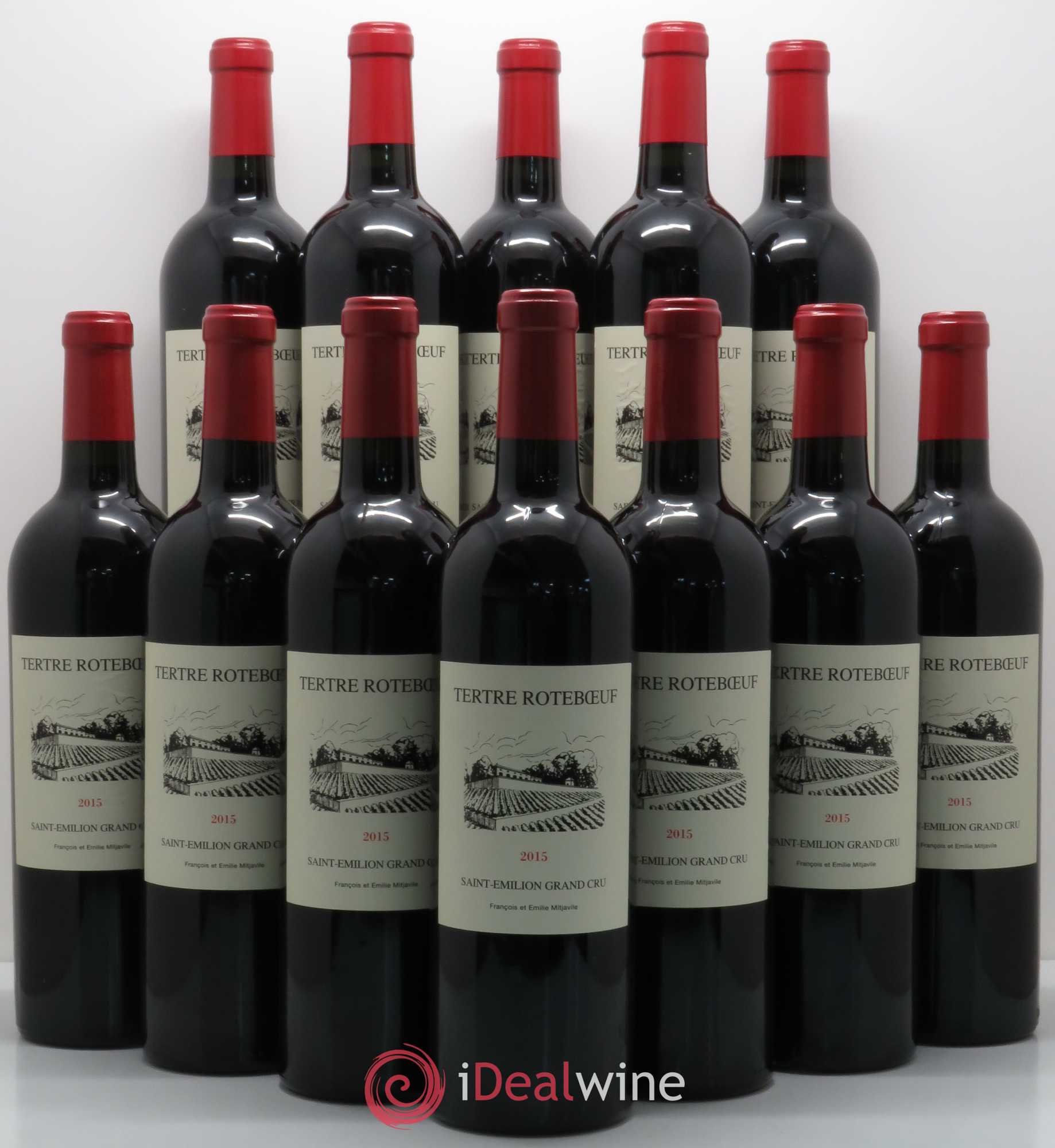 Château Tertre Roteboeuf 2015 - Lot de 12 bouteilles - 0