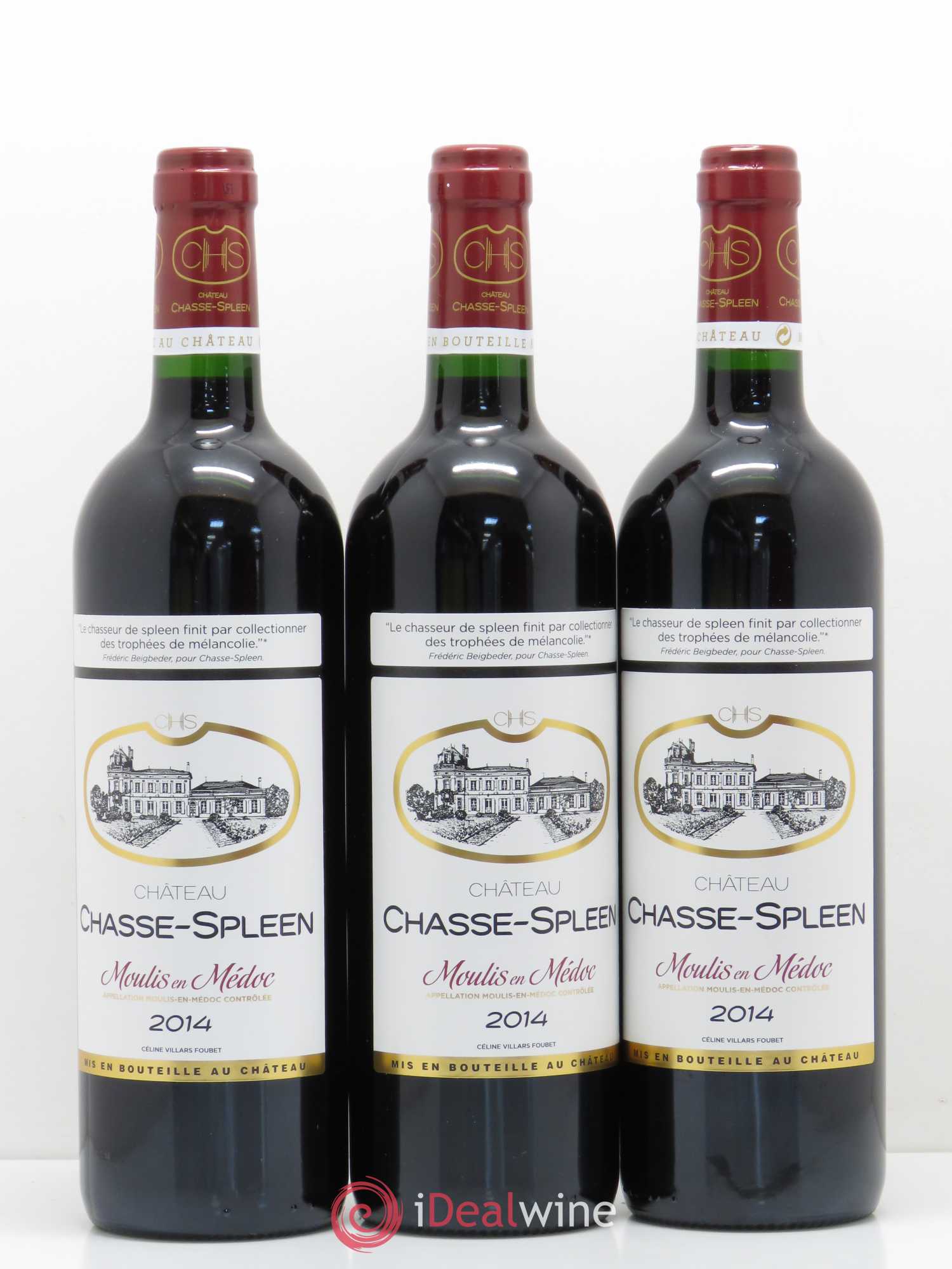 Château Chasse Spleen 2014 - Lot de 6 bouteilles - 2