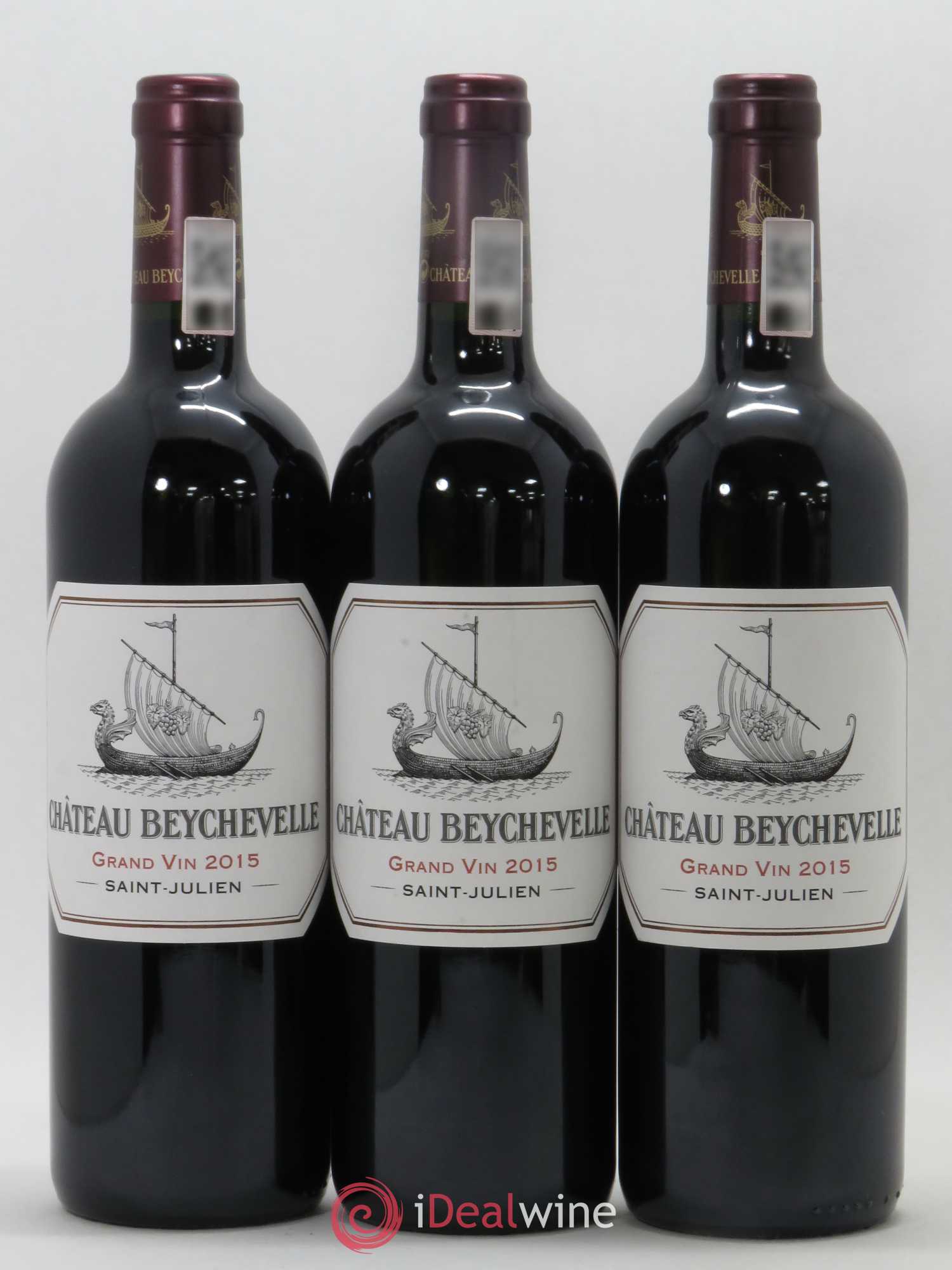Château Beychevelle 4ème Grand Cru Classé 2015 - Lot de 3 bouteilles - 0