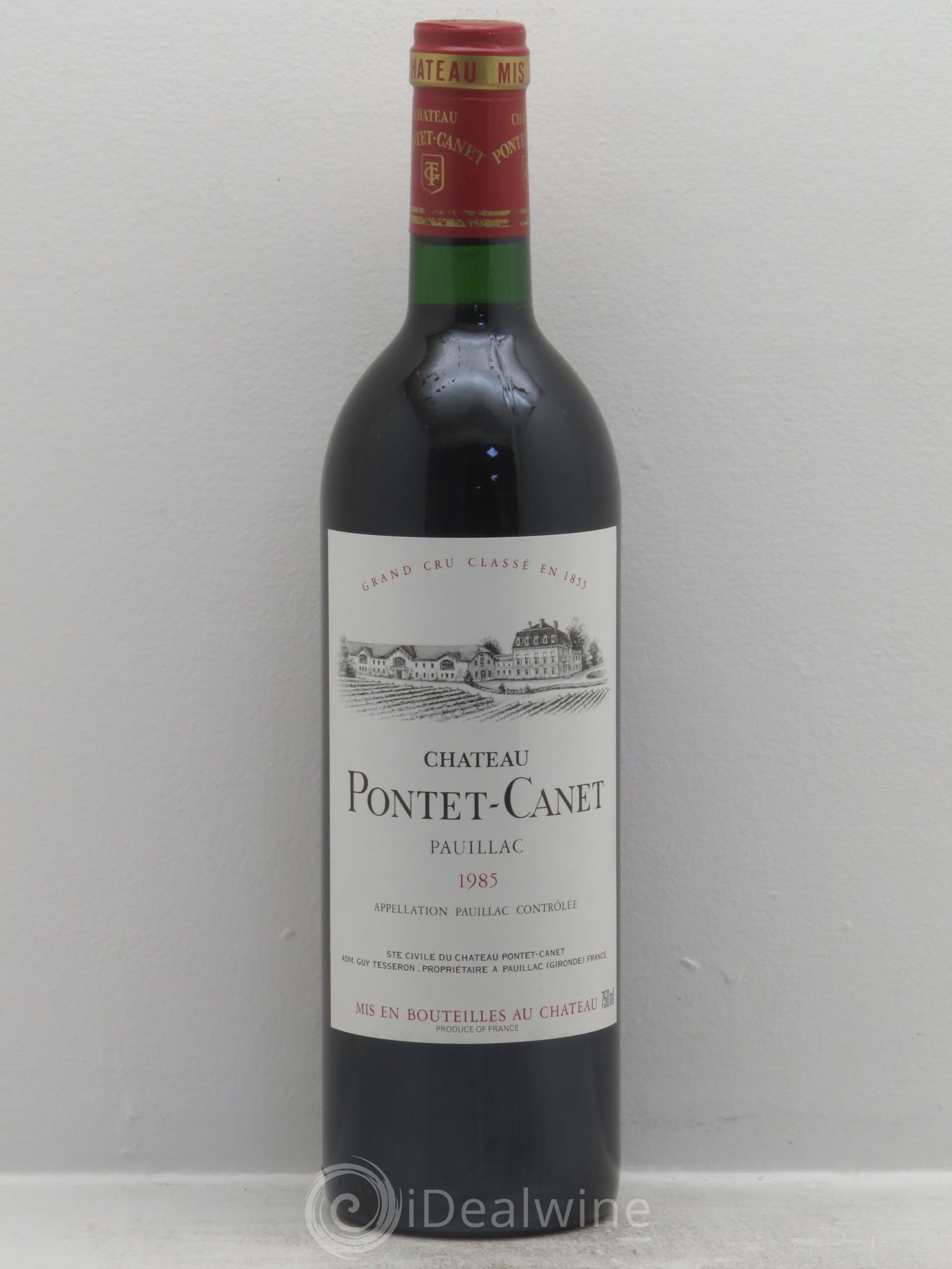 Château Pontet Canet 5ème Grand Cru Classé 1985 - Lot de 1 bouteille - 0