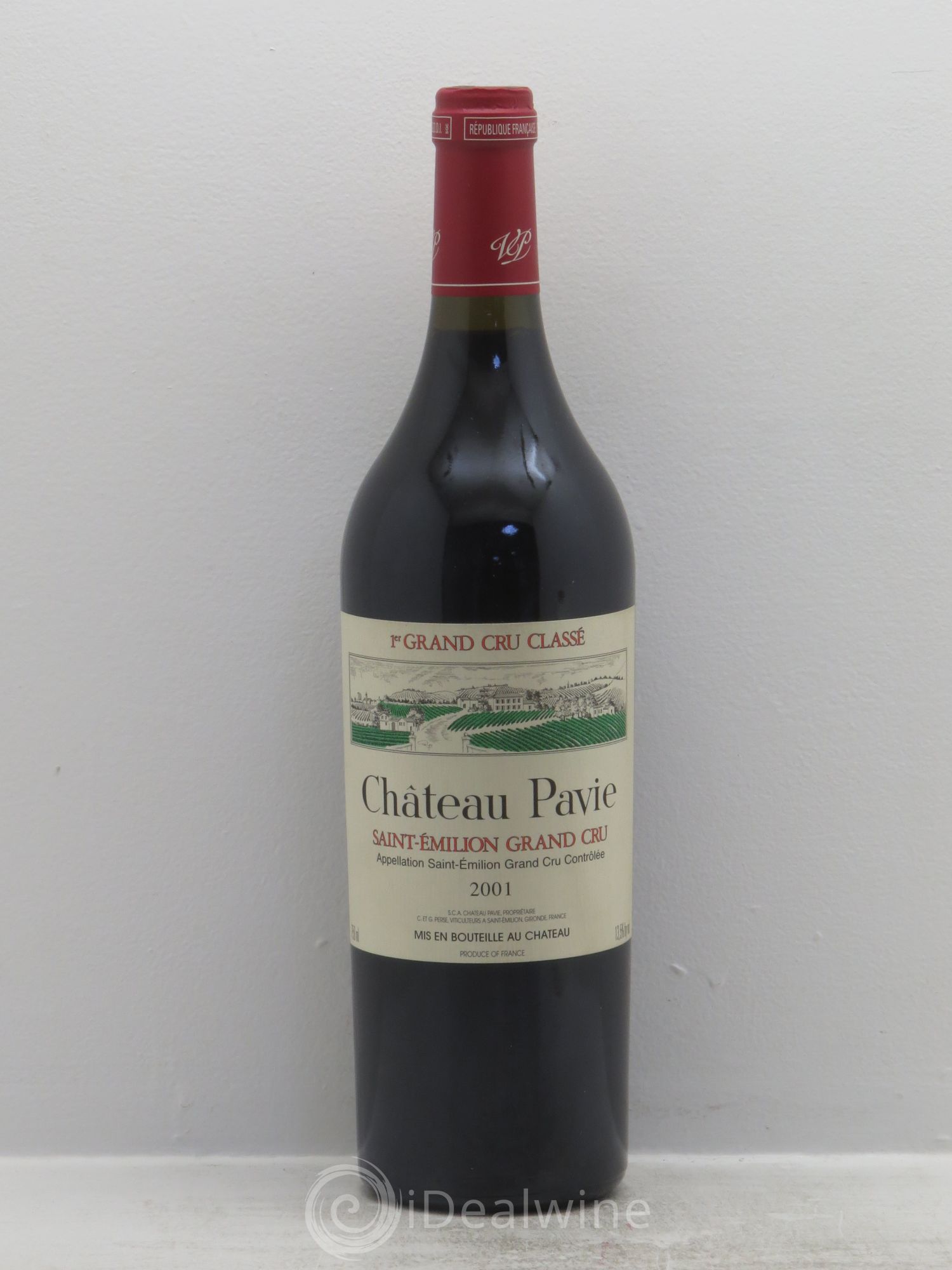 Château Pavie 1er Grand Cru Classé A 2001 - Lot de 1 bouteille - 0