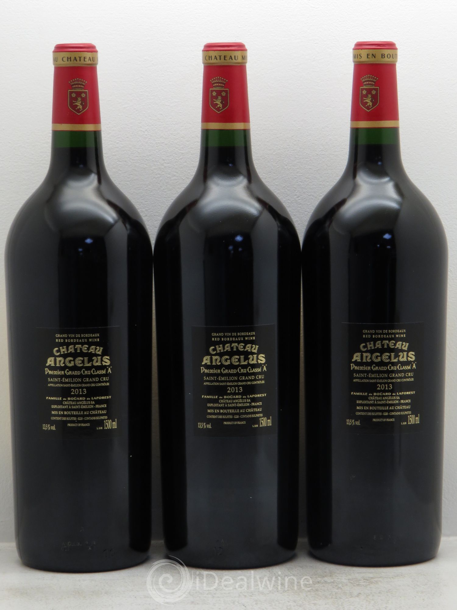 Château Angélus 1er Grand Cru Classé A 2013 - Lot de 3 magnums - 1