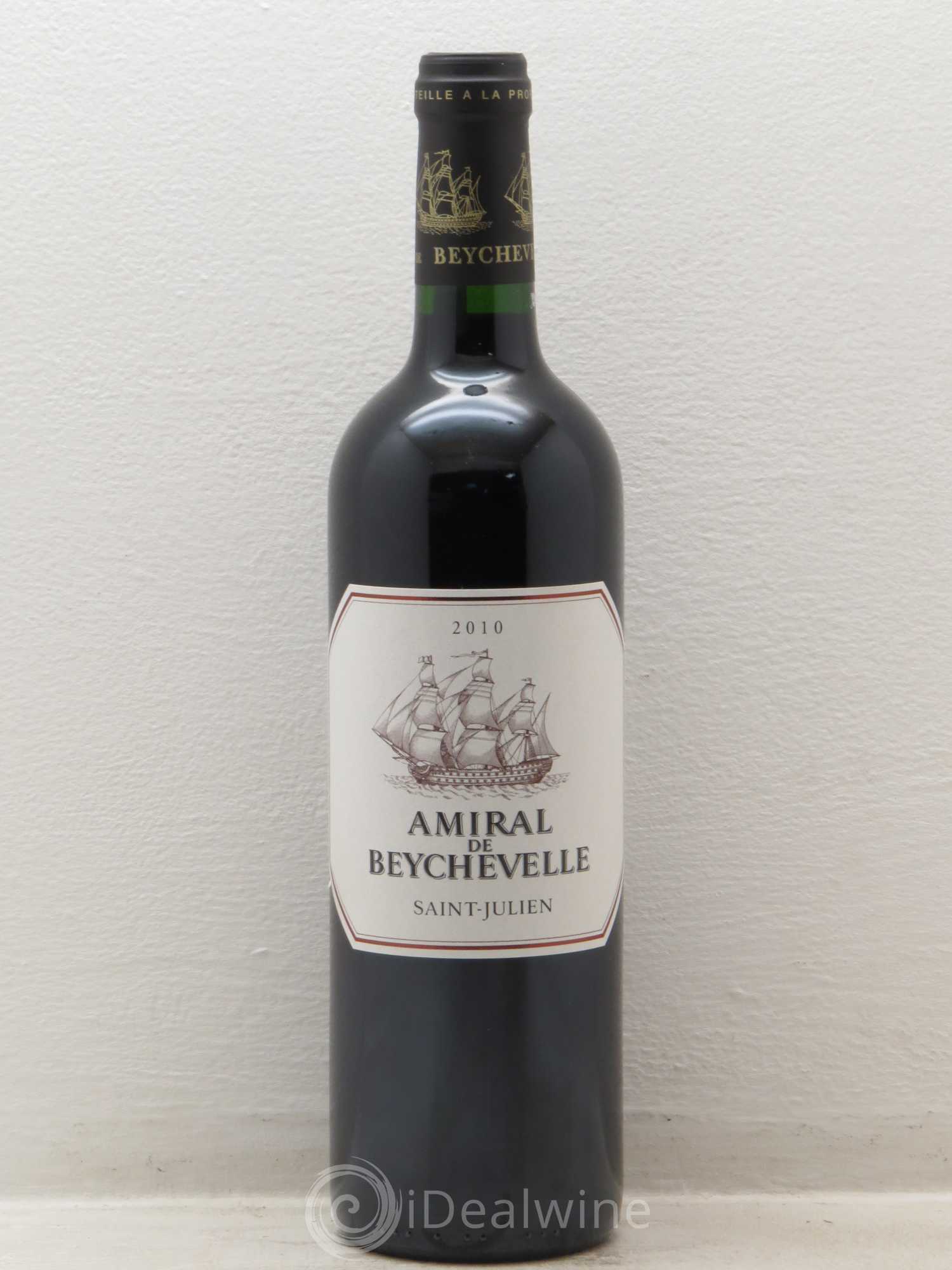 Amiral de Beychevelle Second Vin 2010 - Lot de 1 bouteille - 0