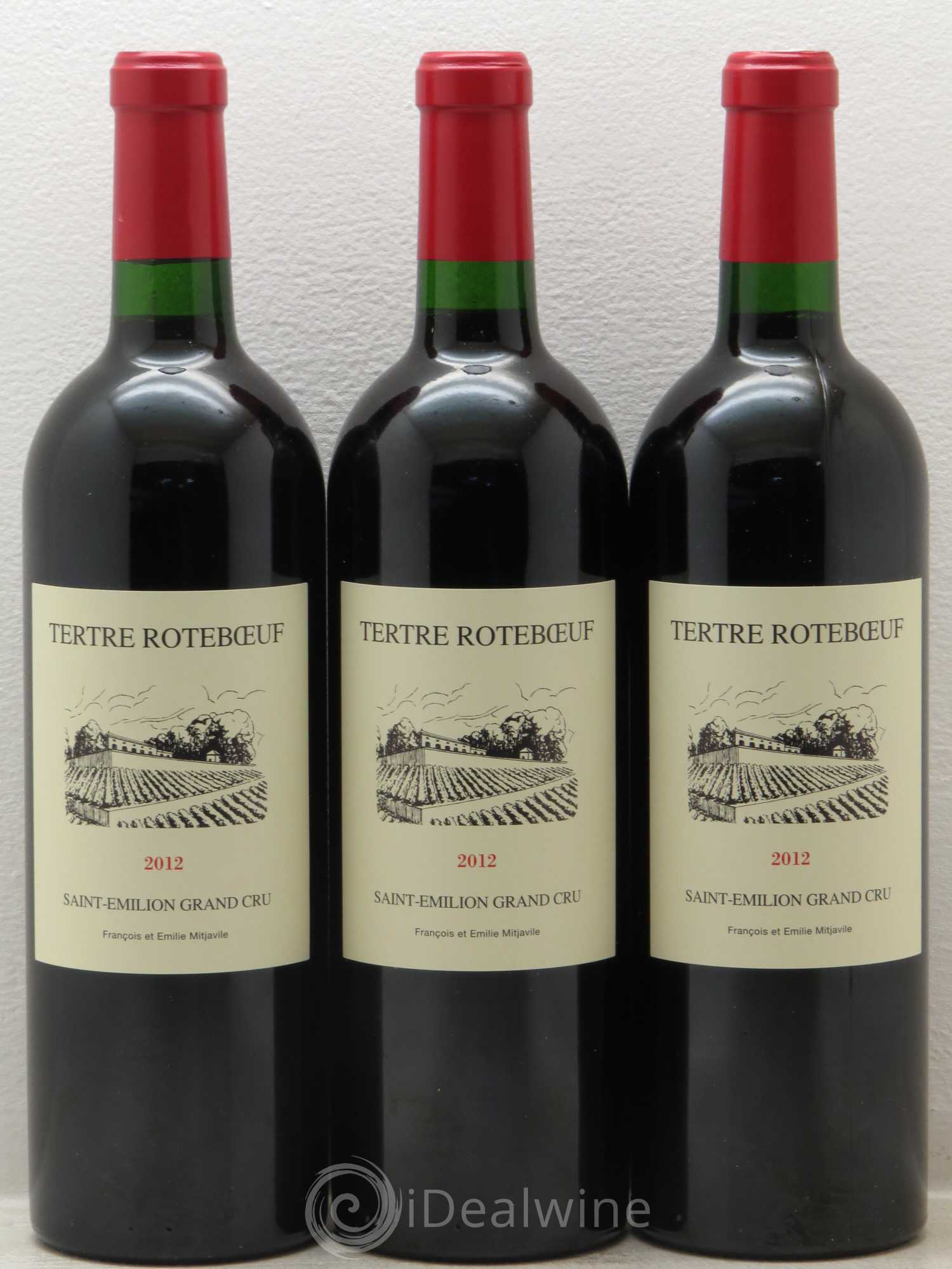 Château Tertre Roteboeuf 2012 - Lot de 3 bouteilles - 0