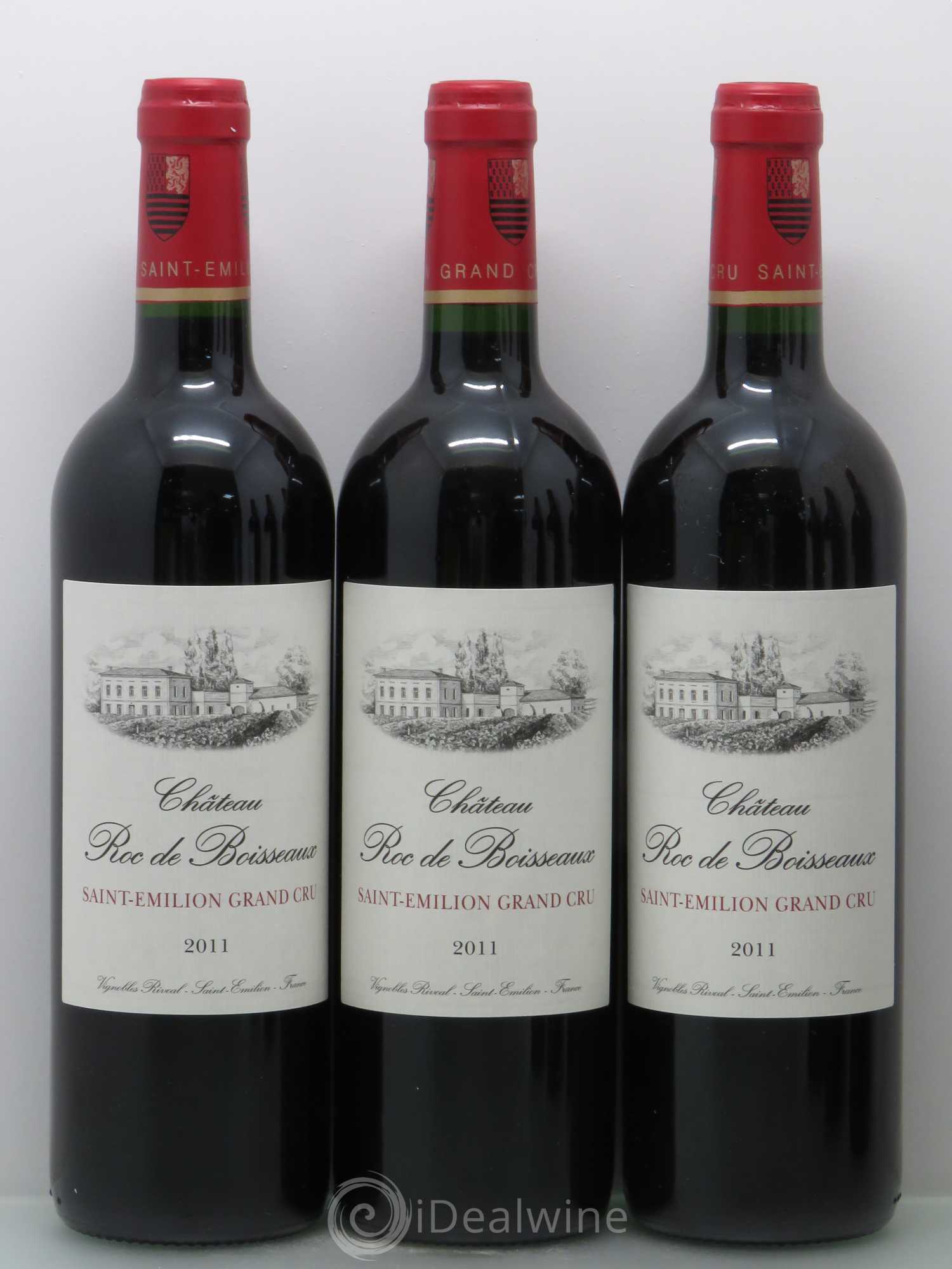 Saint-Émilion Roc de Boisseaux - Saint Emilion Grand Cru 2011 - Posten von 6 Flaschen - 1