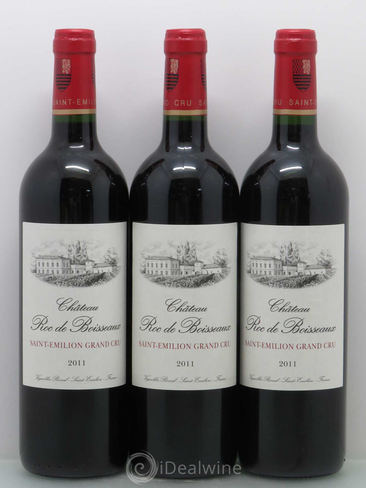 Saint-Émilion Roc de Boisseaux - Saint Emilion Grand Cru 2011 - Posten von 6 Flaschen - 2