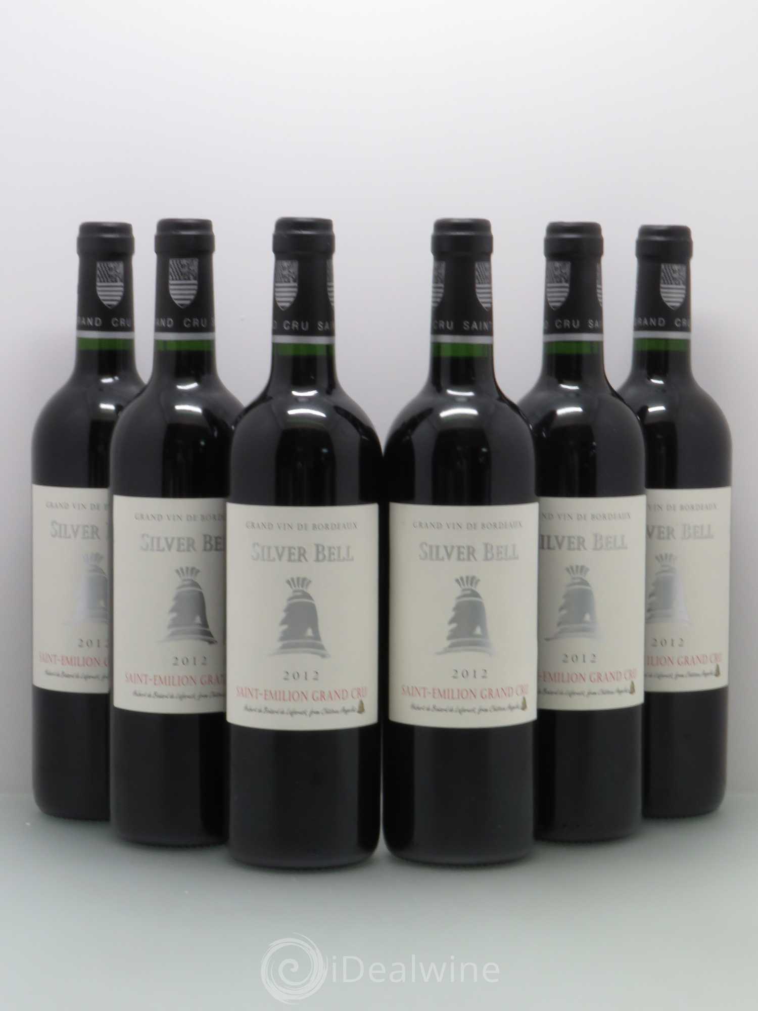 Saint-Émilion Silver Bell Château Roc de Boisseaux - Saint Emilion Grand Cru 2012 - Posten von 6 Flaschen - 0