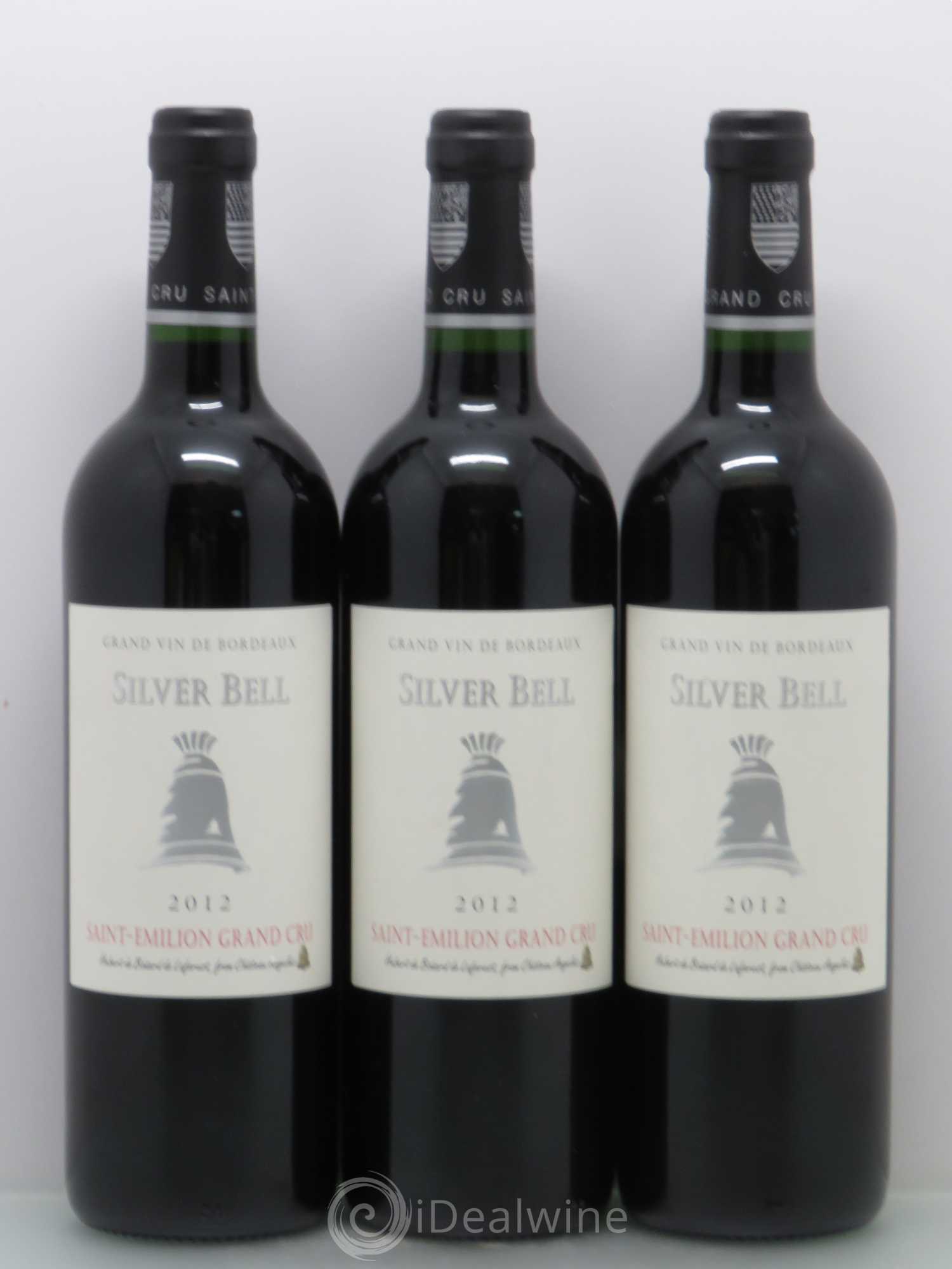 Saint-Émilion Silver Bell Château Roc de Boisseaux 2012 - Posten von 3 Flaschen - 0