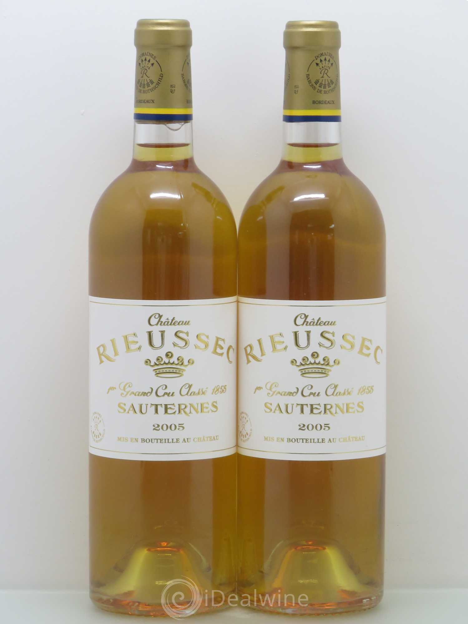 Château Rieussec 1er Grand Cru Classé 2005 - Lotto di 2 bottiglie - 0