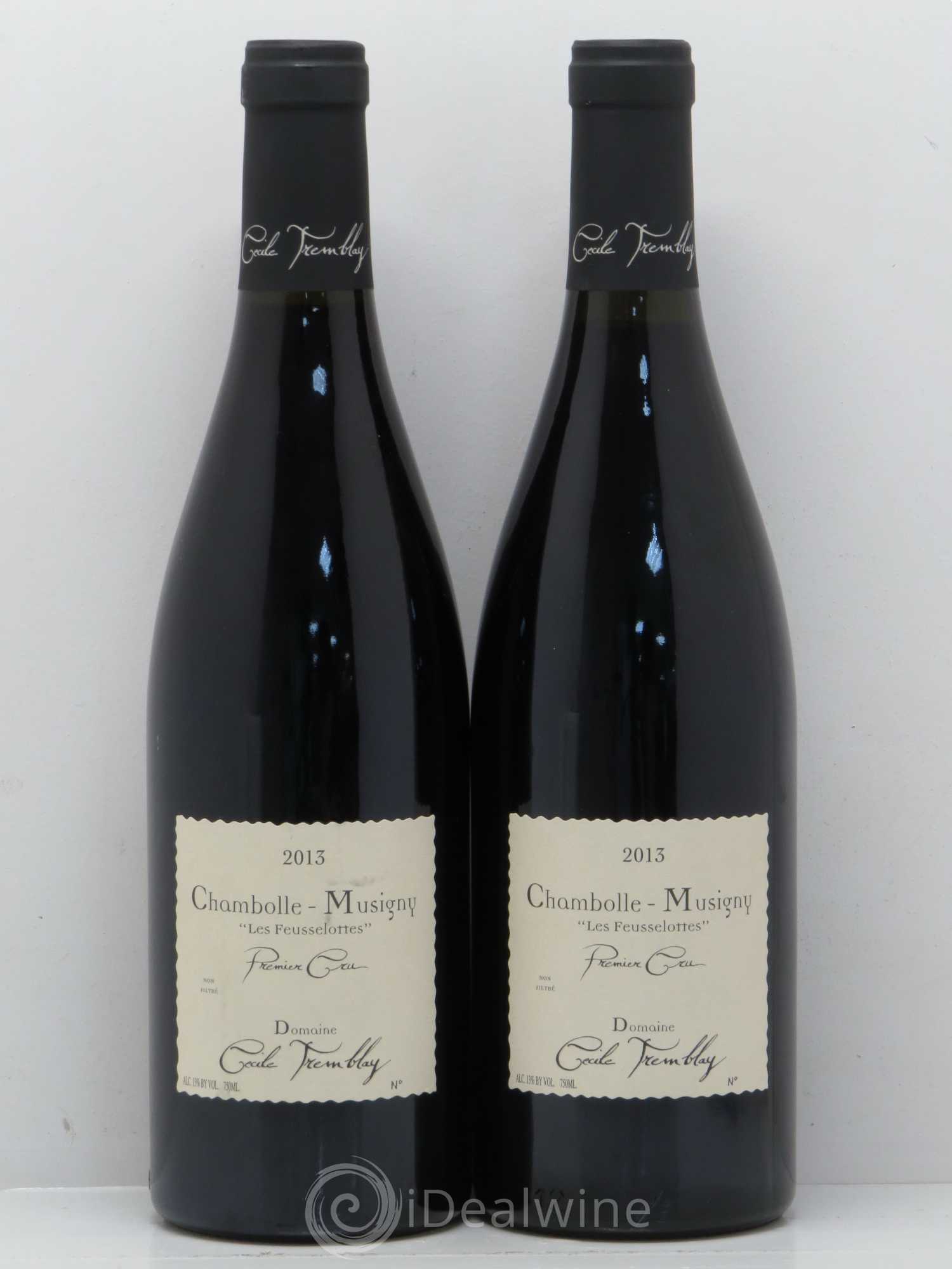 Chambolle-Musigny 1er Cru Les Feusselottes Cécile Tremblay 2013 - Lot de 2 bouteilles - 0