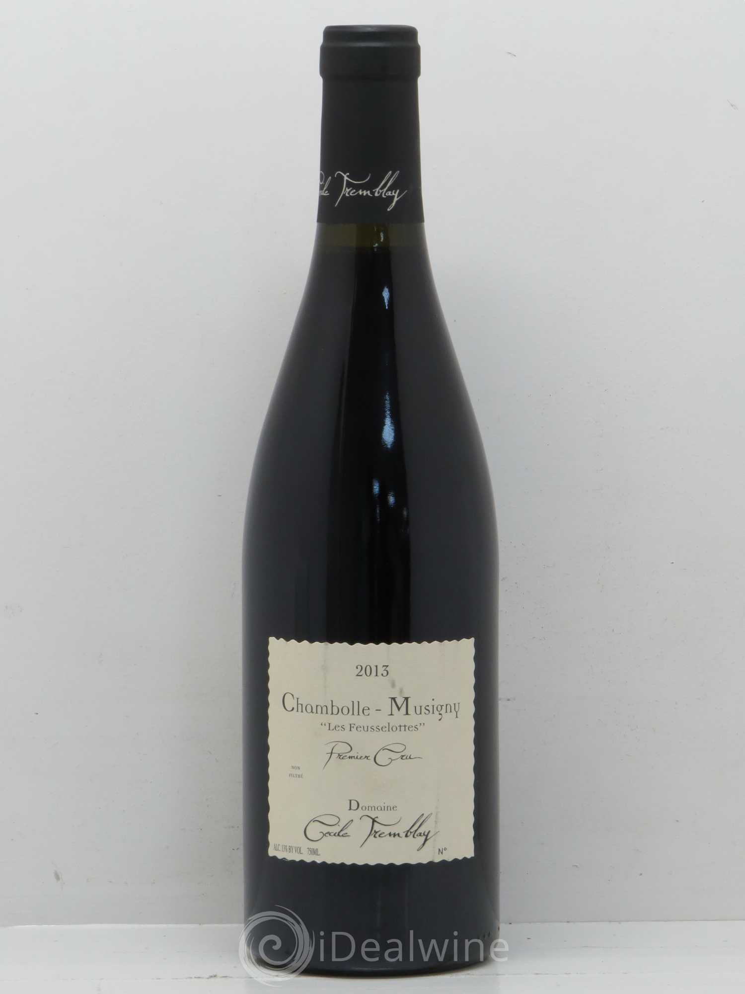 Chambolle-Musigny 1er Cru Les Feusselottes Cécile Tremblay 2013 - Lot de 1 bouteille - 0