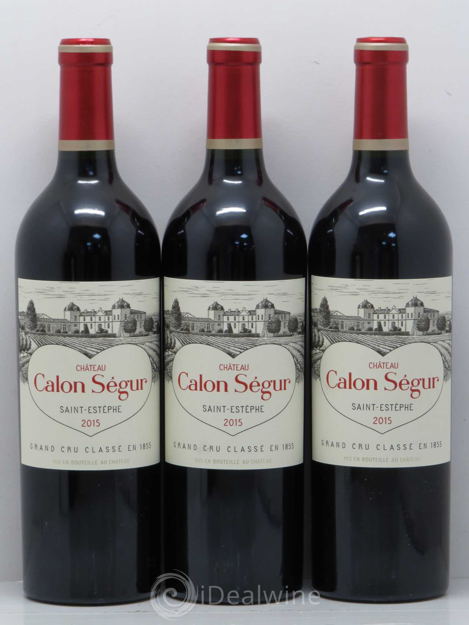 Château Calon Ségur 3ème Grand Cru Classé 2015 - Lot de 6 bouteilles - 1