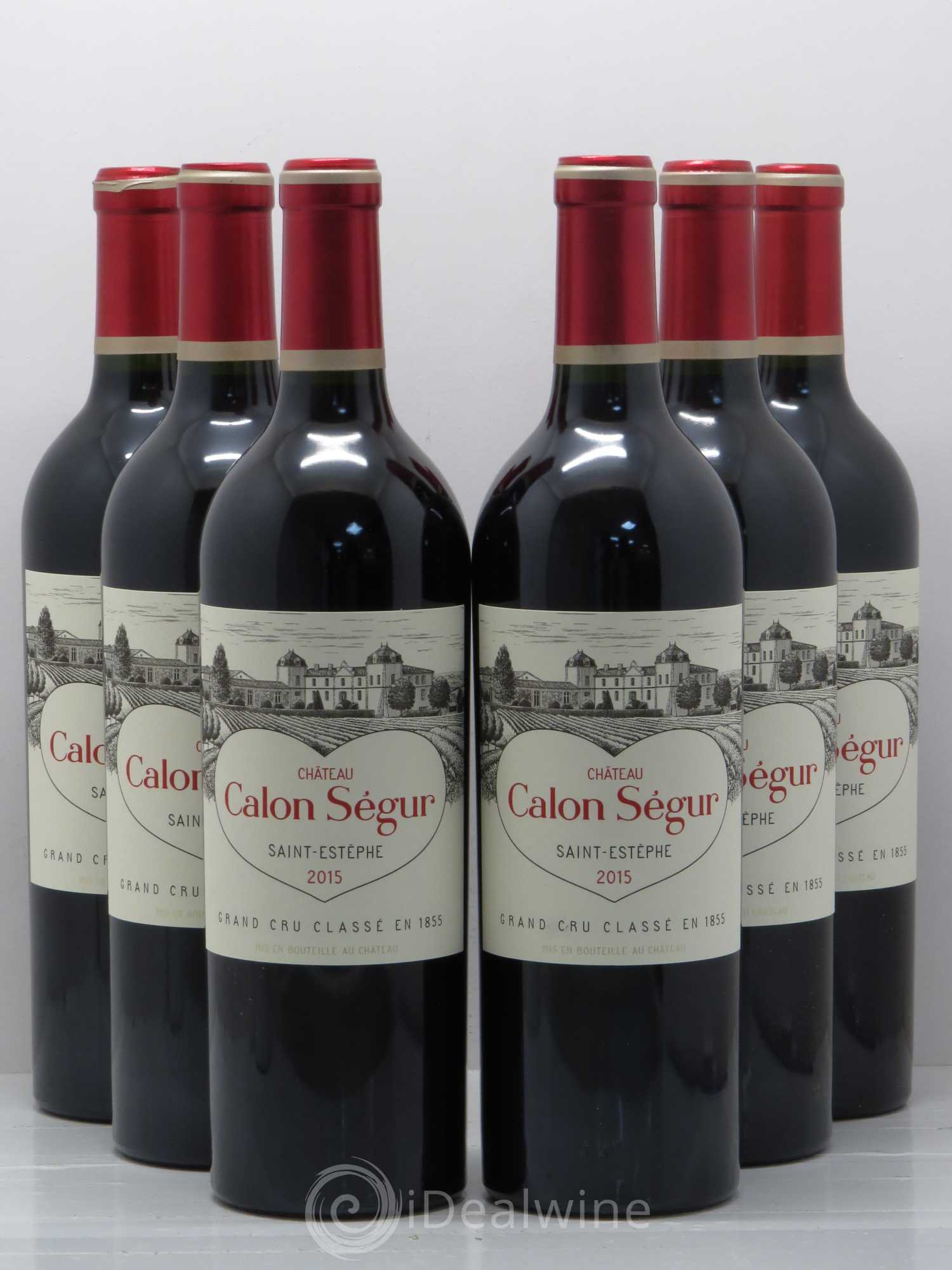 Château Calon Ségur 3ème Grand Cru Classé 2015 - Lot de 6 bouteilles - 0