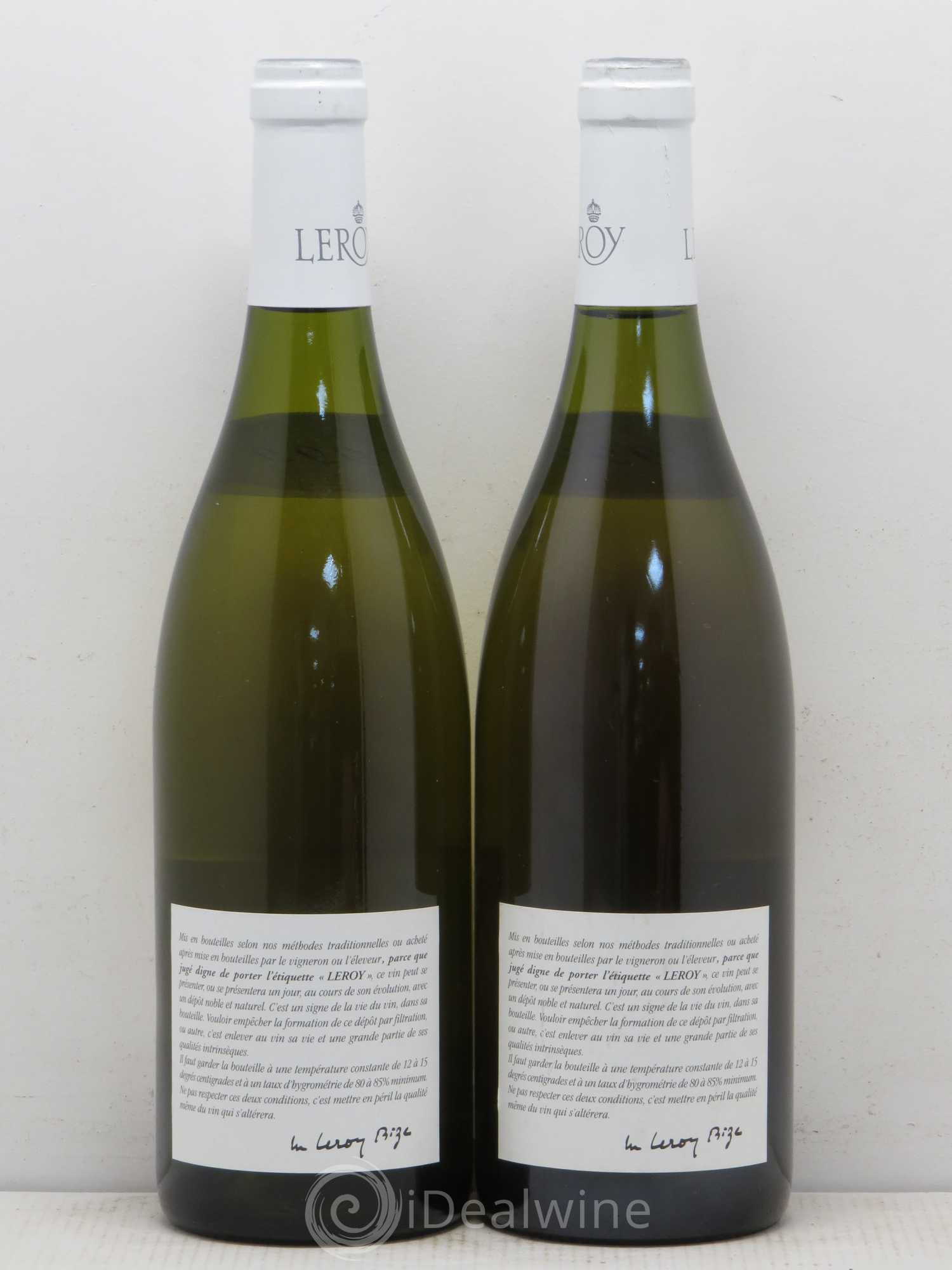 Meursault 1er Cru Genevrières Leroy SA 1999 - Posten von 2 Flaschen - 1