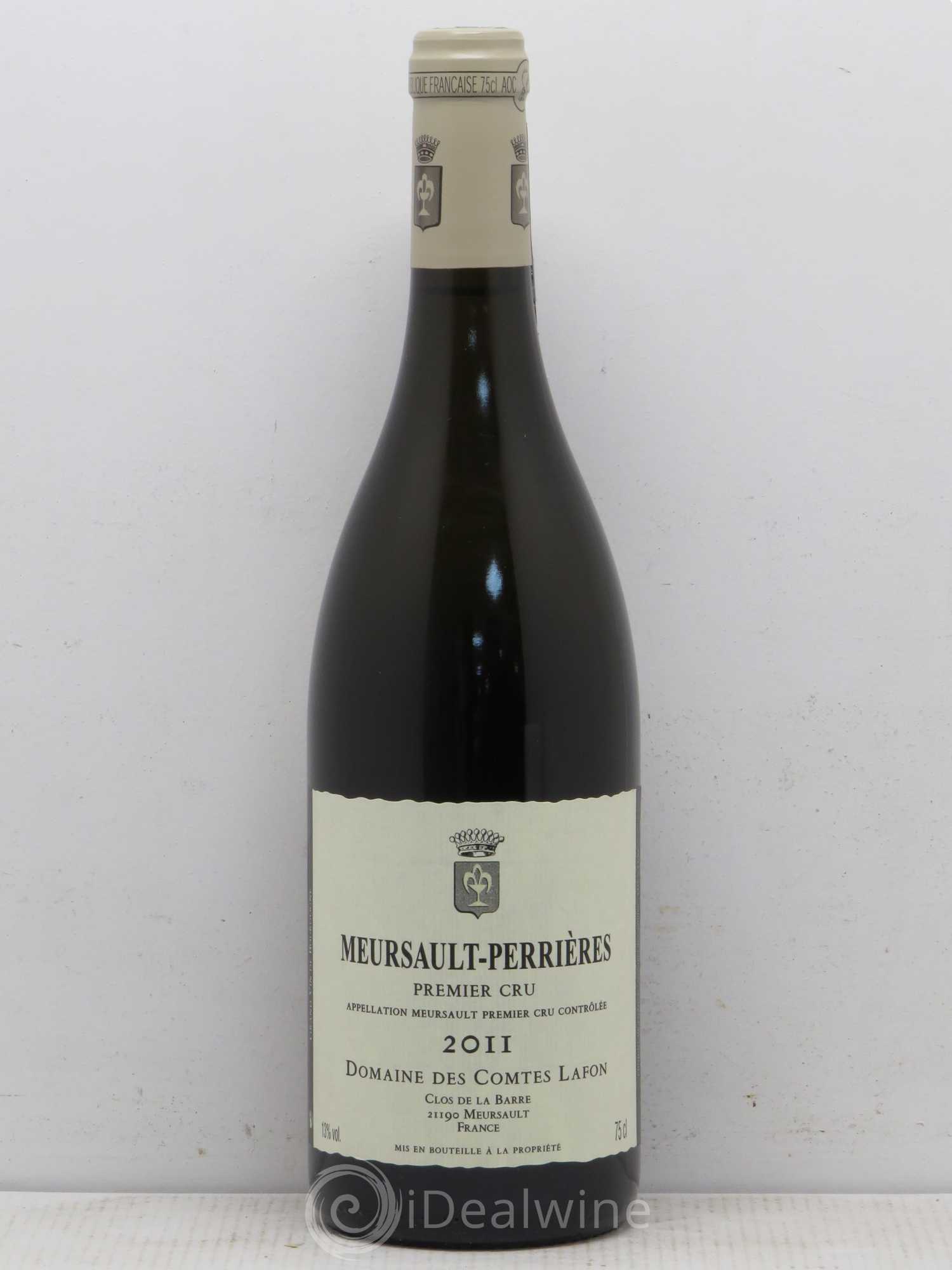 Meursault 1er Cru Perrières Comtes Lafon (Domaine des) 2011 - Posten von 1 Flasche - 0