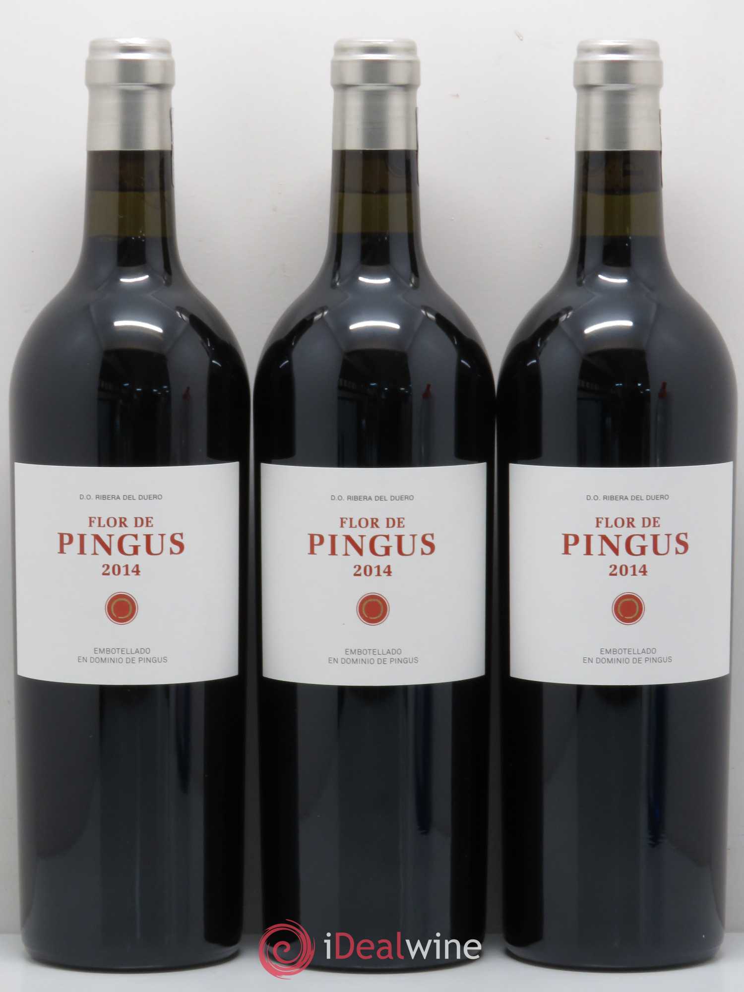 Ribera Del Duero Flor de Pingus Dominio de Pingus - Peter Sisseck 2014 - Lot de 3 bouteilles - 0