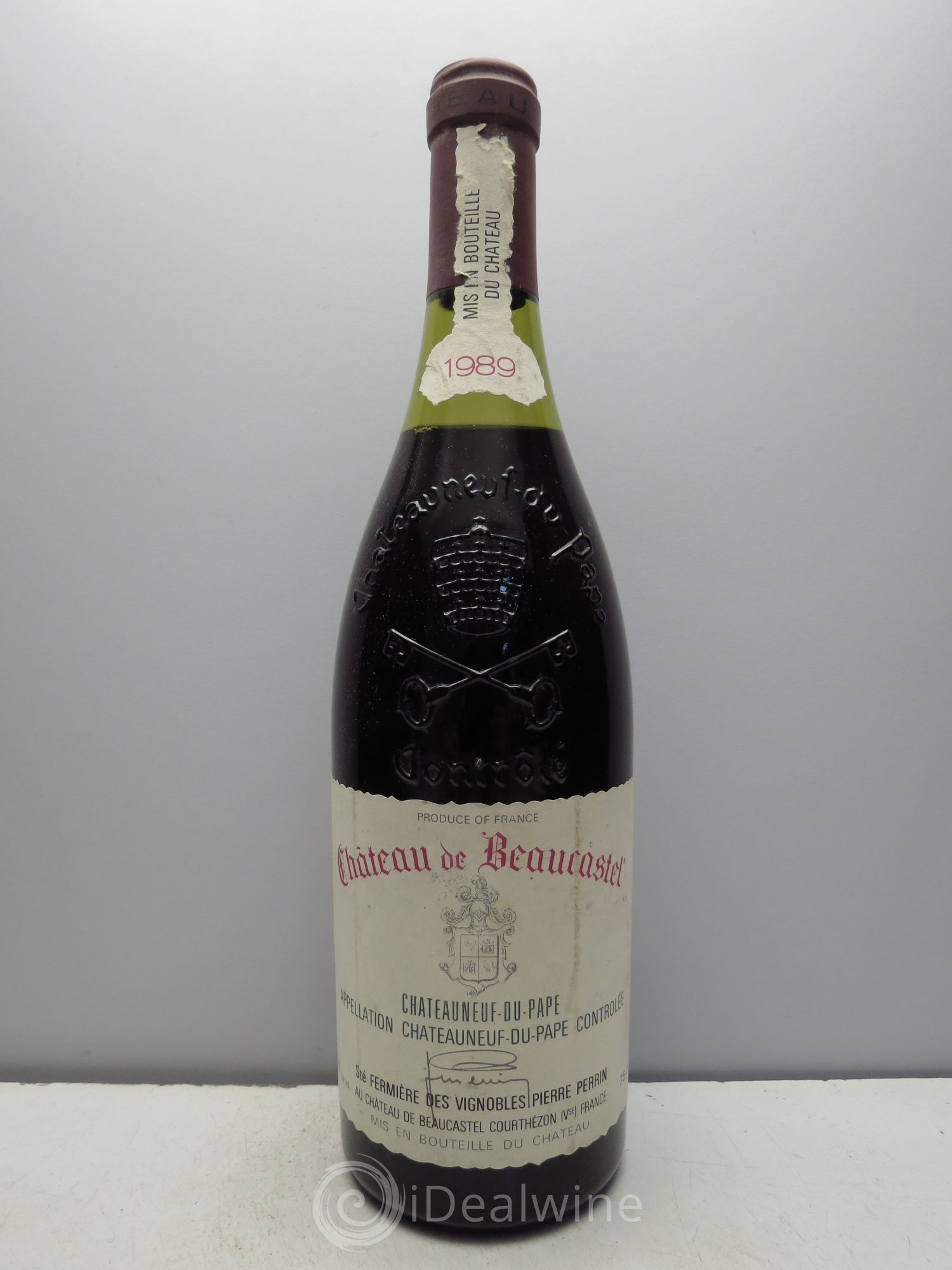 Châteauneuf-du-Pape Château de Beaucastel Famille Perrin 1989 - Lot de 1 bouteille - 0