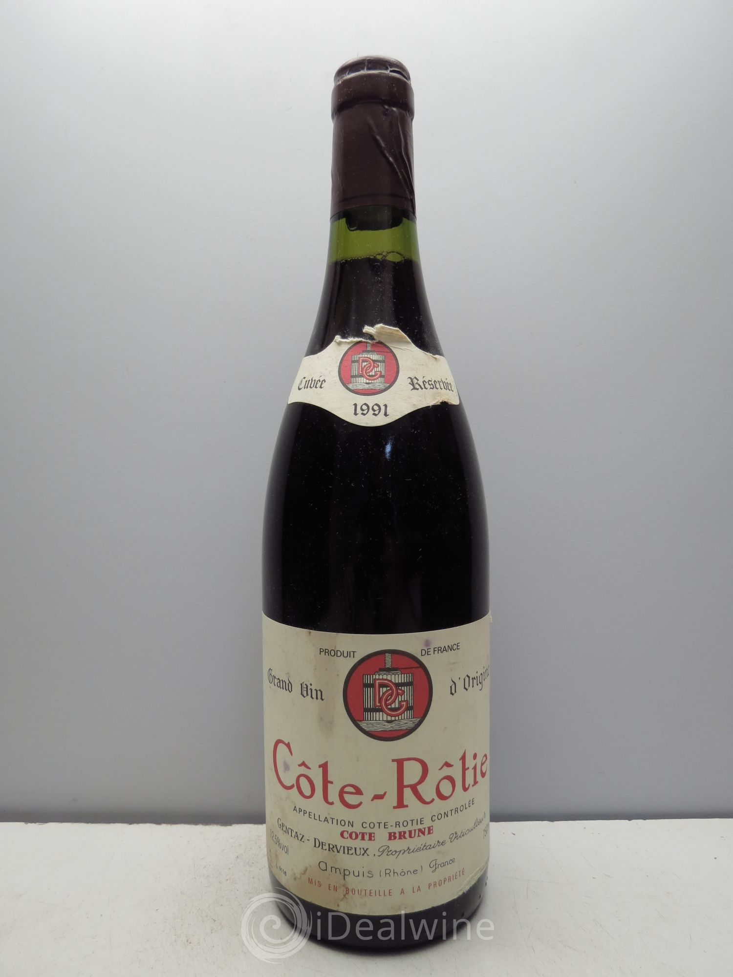Côte-Rôtie Côte Brune Marius Gentaz-Dervieux 1991 - Lot de 1 bouteille - 0