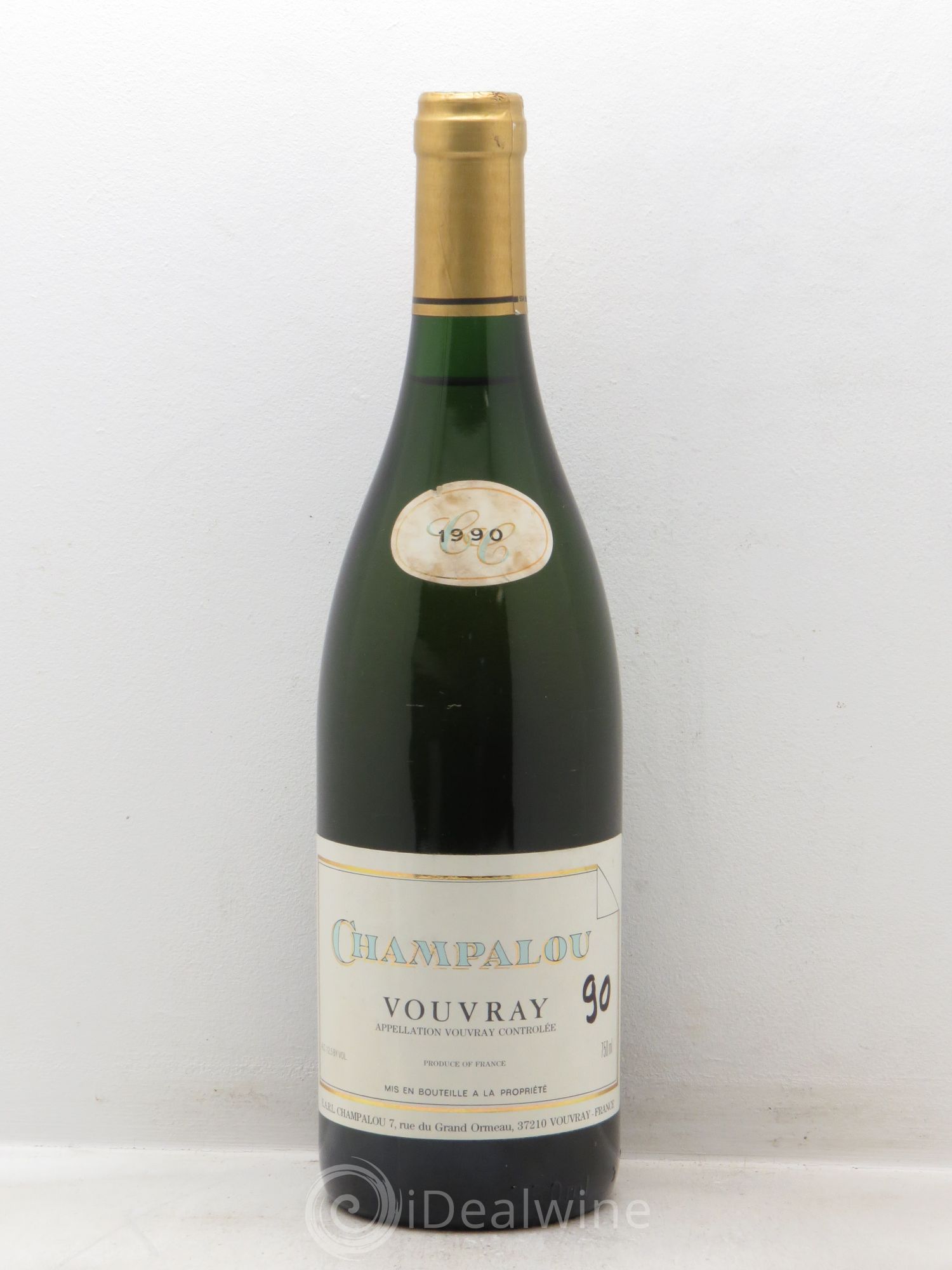 Vouvray Champalou 1990 - Posten von 1 Flasche - 0