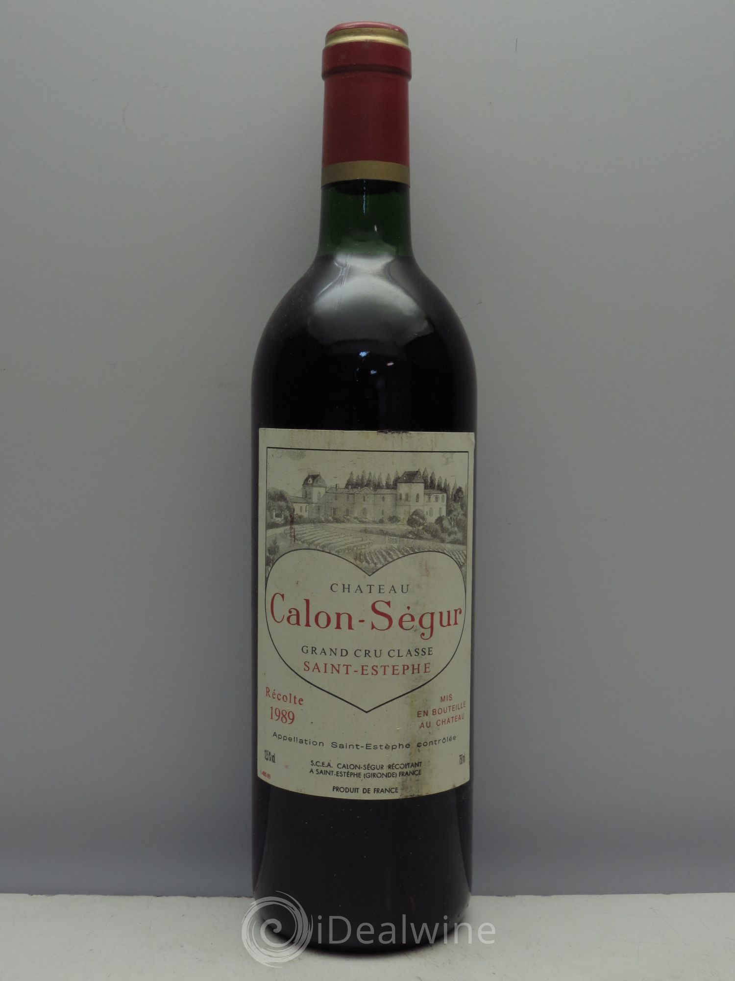 Château Calon Ségur 3ème Grand Cru Classé 1989 - Lot de 1 bouteille - 0