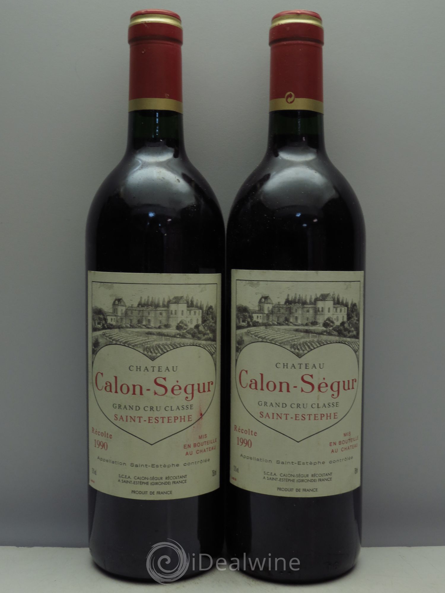 Château Calon Ségur 3ème Grand Cru Classé 1990 - Lot de 2 bouteilles - 0