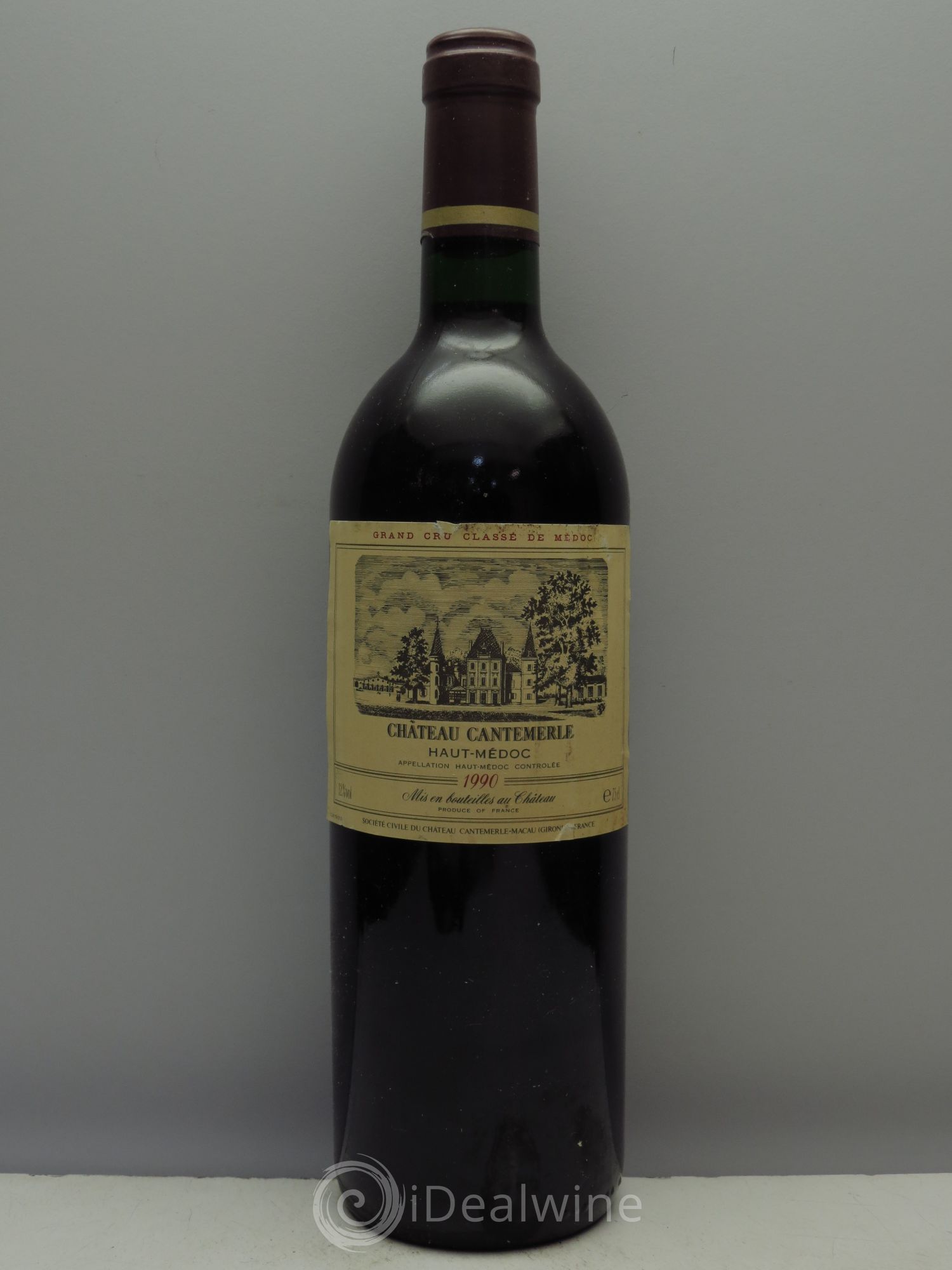 Château Cantemerle 5ème Grand Cru Classé 1990 - Lot de 1 bouteille - 0