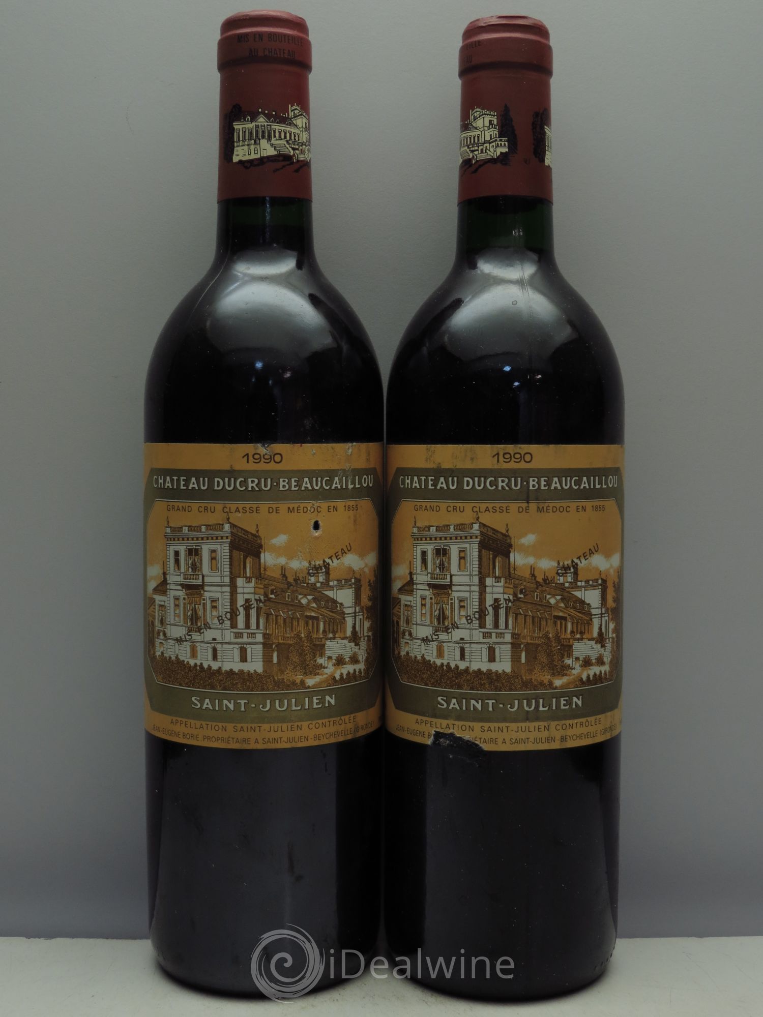 Château Ducru Beaucaillou 2ème Grand Cru Classé 1990 - Lot de 2 bouteilles - 0