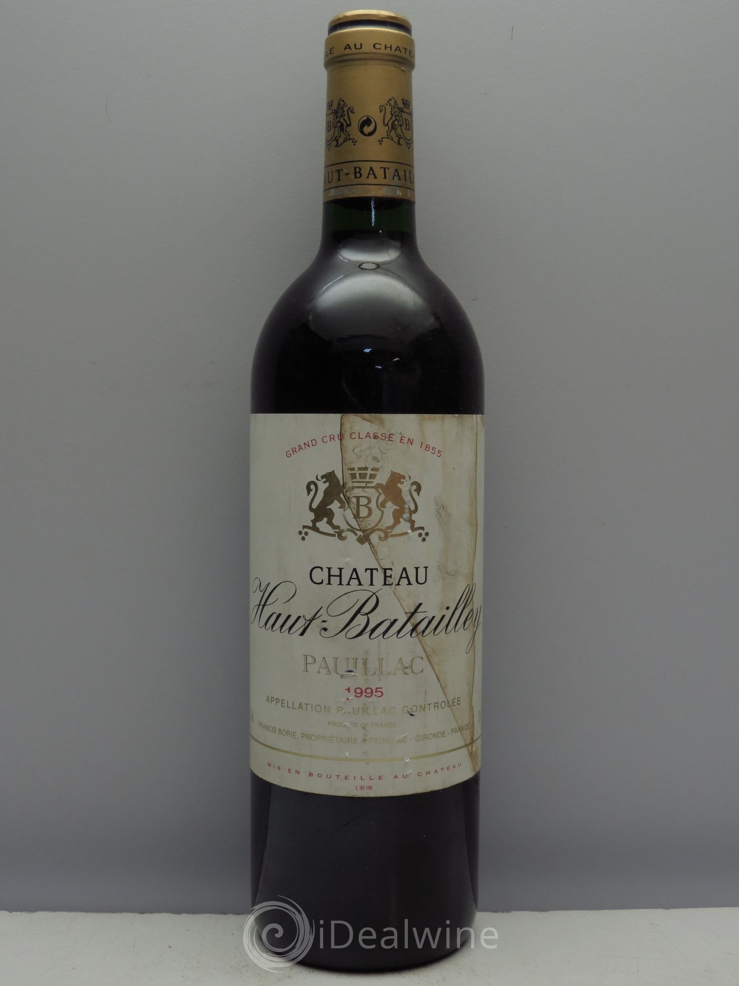 Château Haut Batailley 5ème Grand Cru Classé 1995 - Lot de 1 bouteille - 0