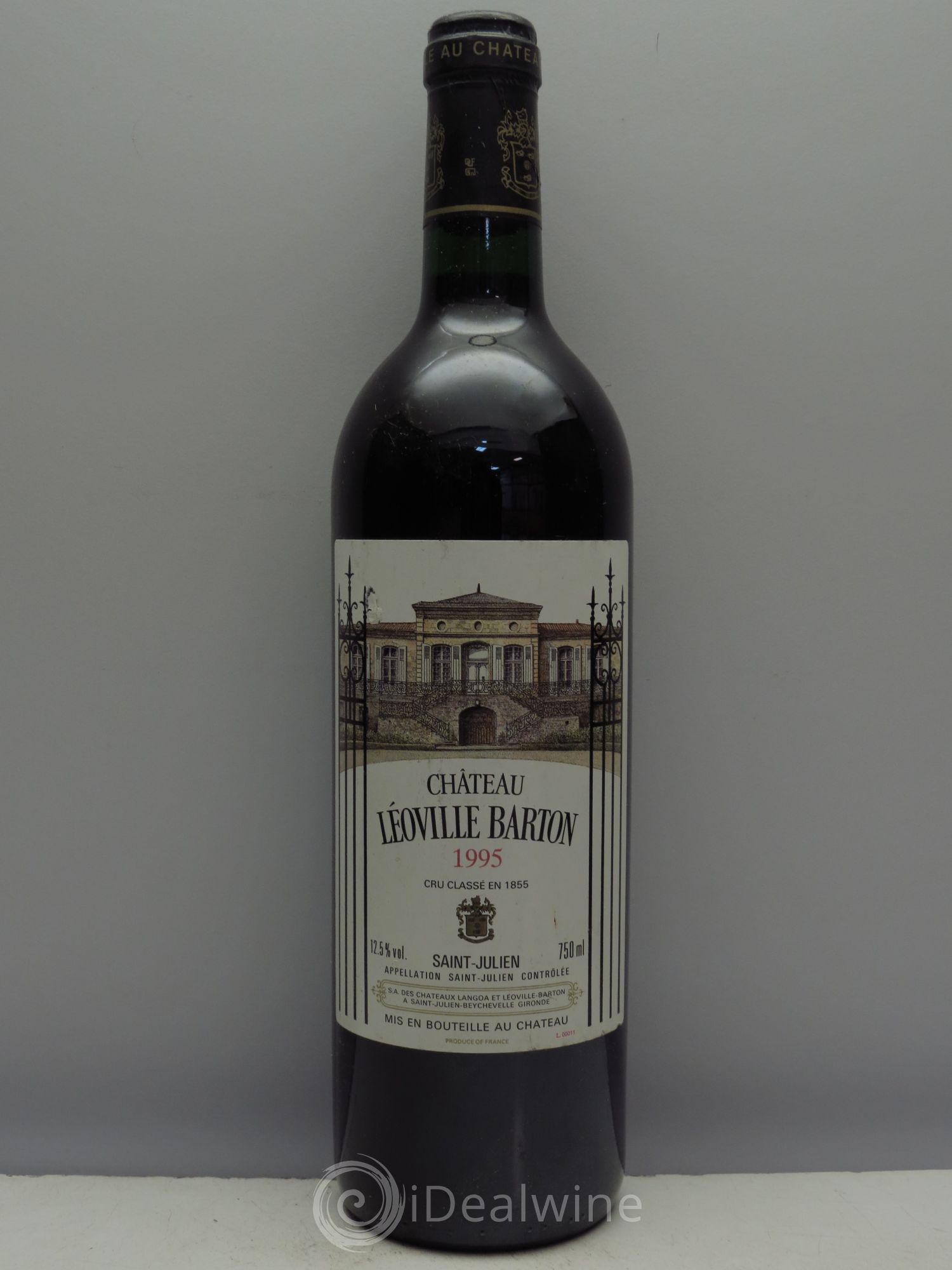 Château Léoville Barton 2ème Grand Cru Classé 1995 - Lot de 1 bouteille - 0