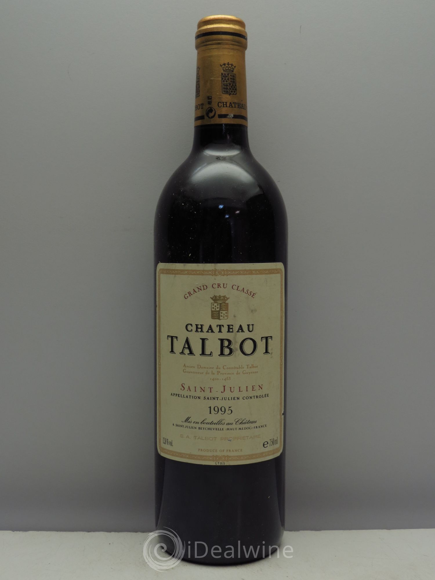 Château Talbot 4ème Grand Cru Classé 1995 - Lot de 1 bouteille - 0