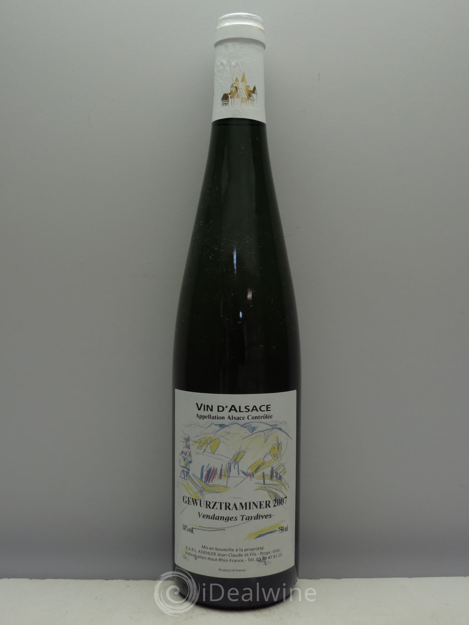 Gewurztraminer Vendanges Tardives Koehler 2007 - Lotto di 1 bottiglia - 0