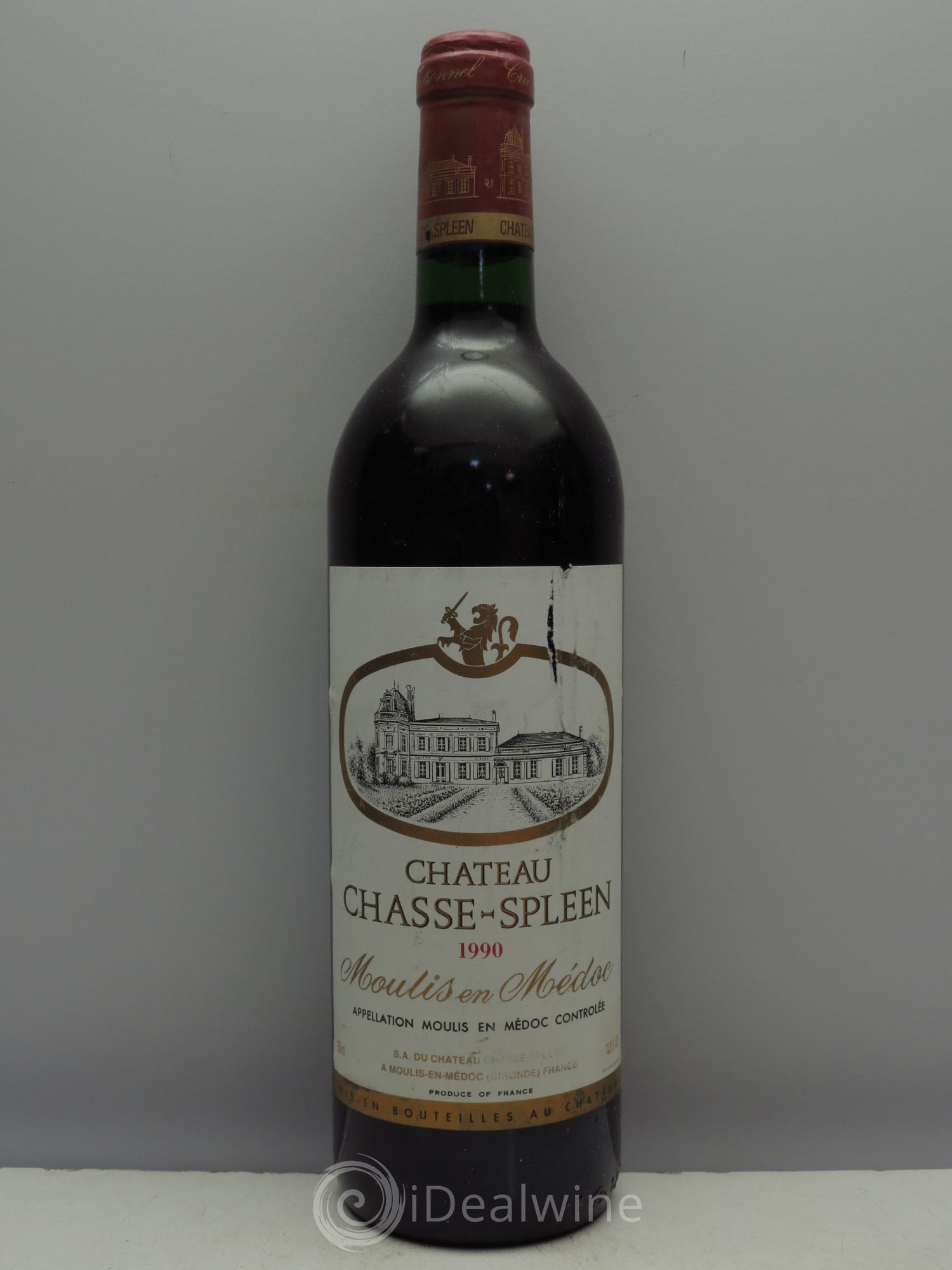 Château Chasse Spleen 1990 - Lot de 1 bouteille - 0