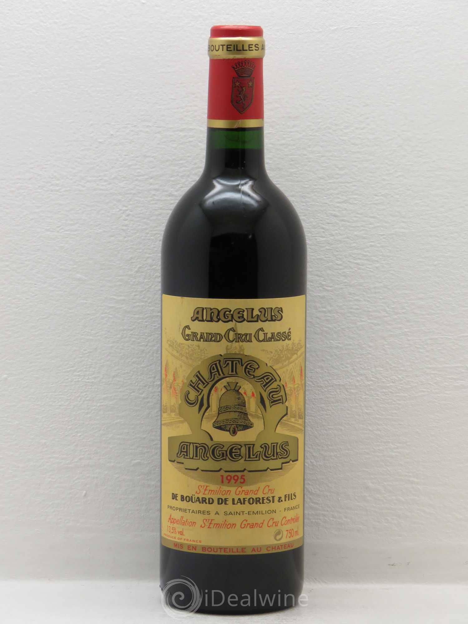 Château Angélus 1er Grand Cru Classé A 1995 - Lot de 1 bouteille - 0