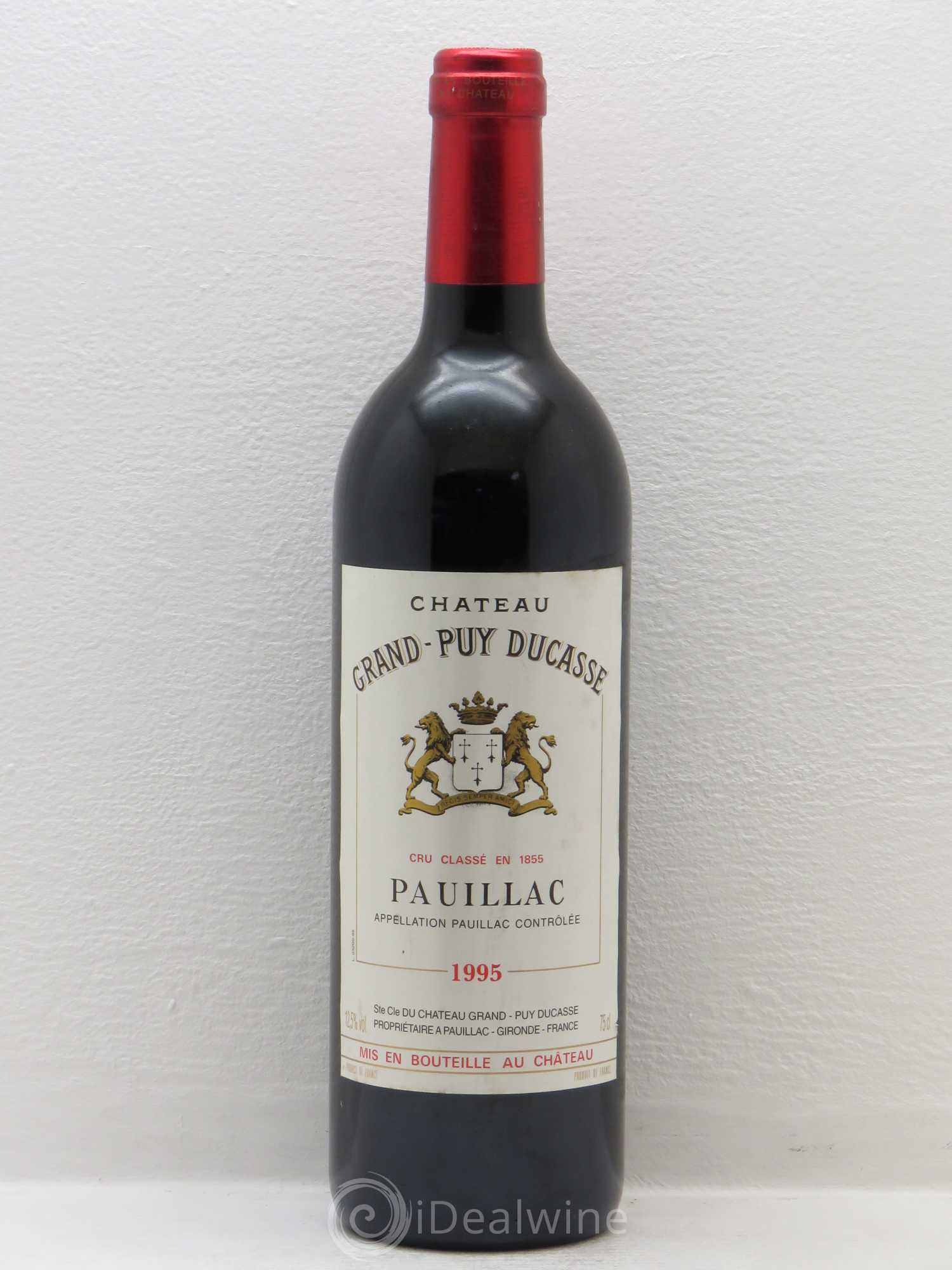 Château Grand Puy Ducasse 5ème Grand Cru Classé 1995 - Lot de 1 bouteille - 0