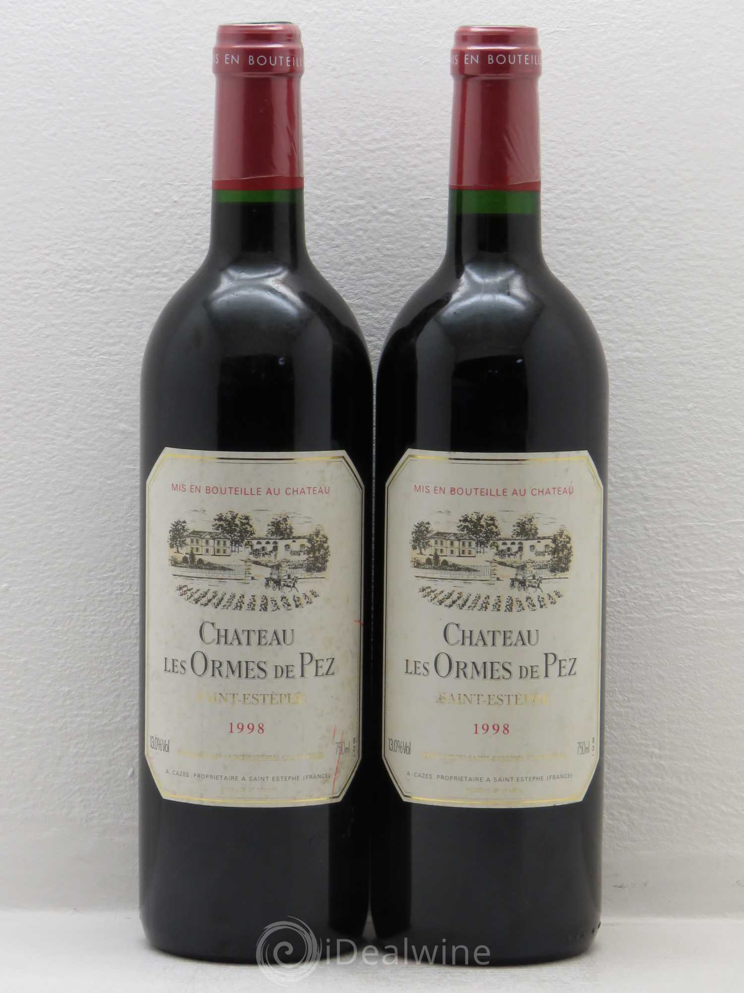 Château les Ormes de Pez 1998 - Lot de 2 bouteilles - 0