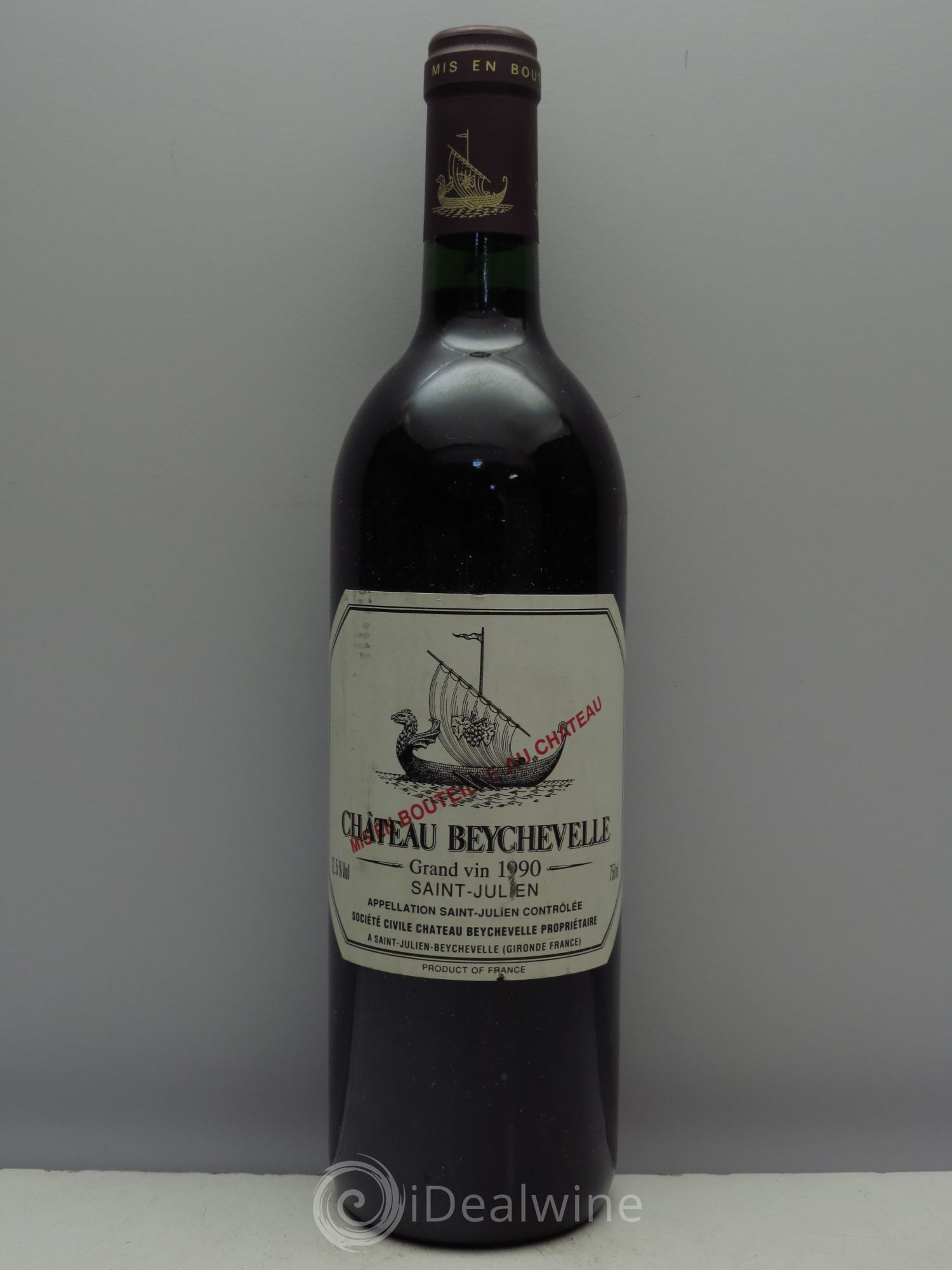 Château Beychevelle 4ème Grand Cru Classé 1990 - Lot de 1 bouteille - 0